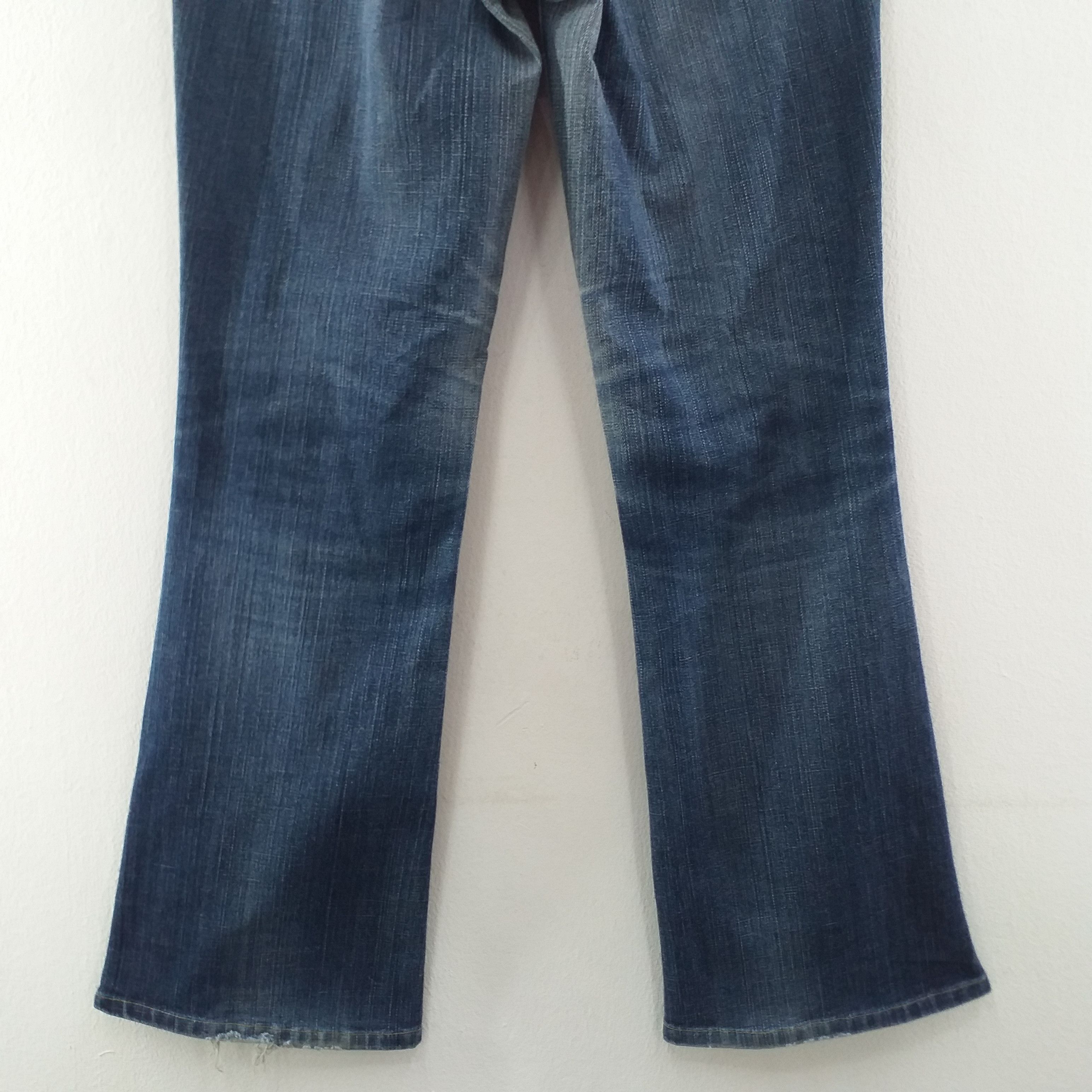 If Six Was Nine Vintage Edwin Distressed Flare Denim 31x30 -JN019 Size US 31 - 6 Thumbnail