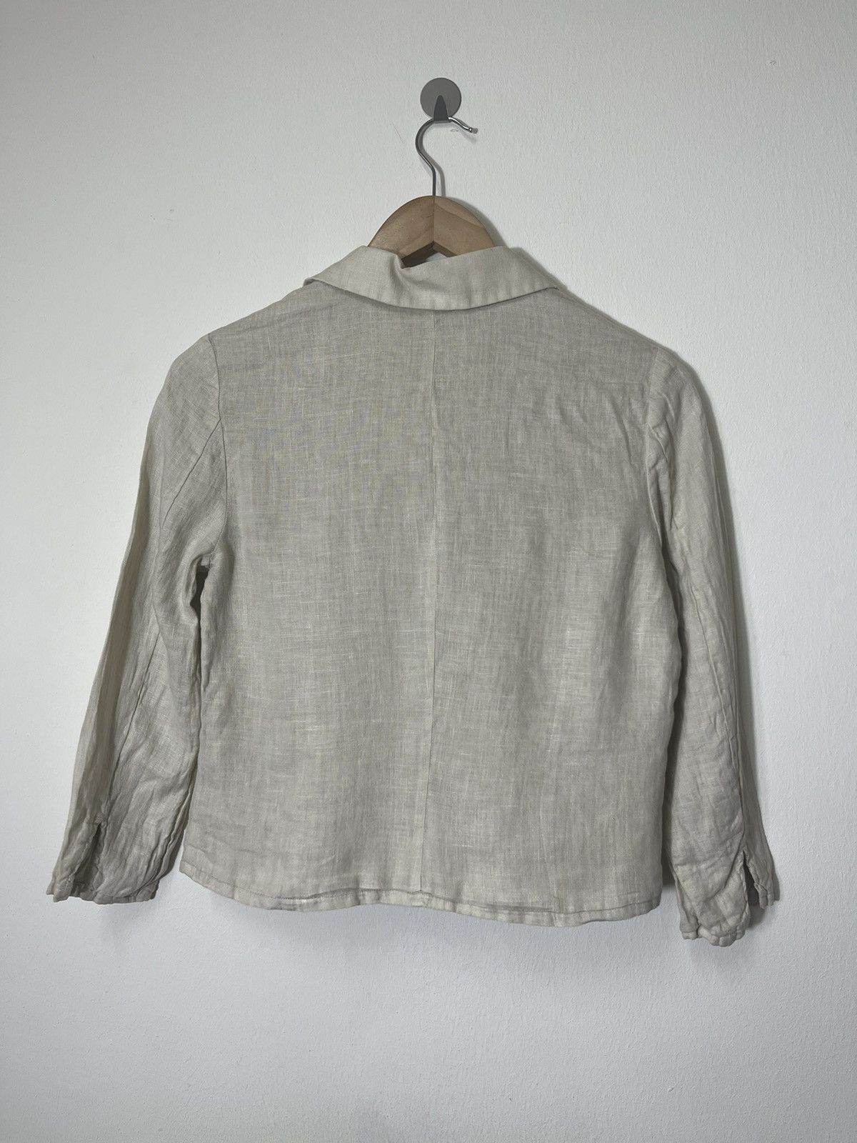C.P. Company C.P. Company Light Crop Linen Blazer Size S / US 4 / IT 40 - 10 Thumbnail