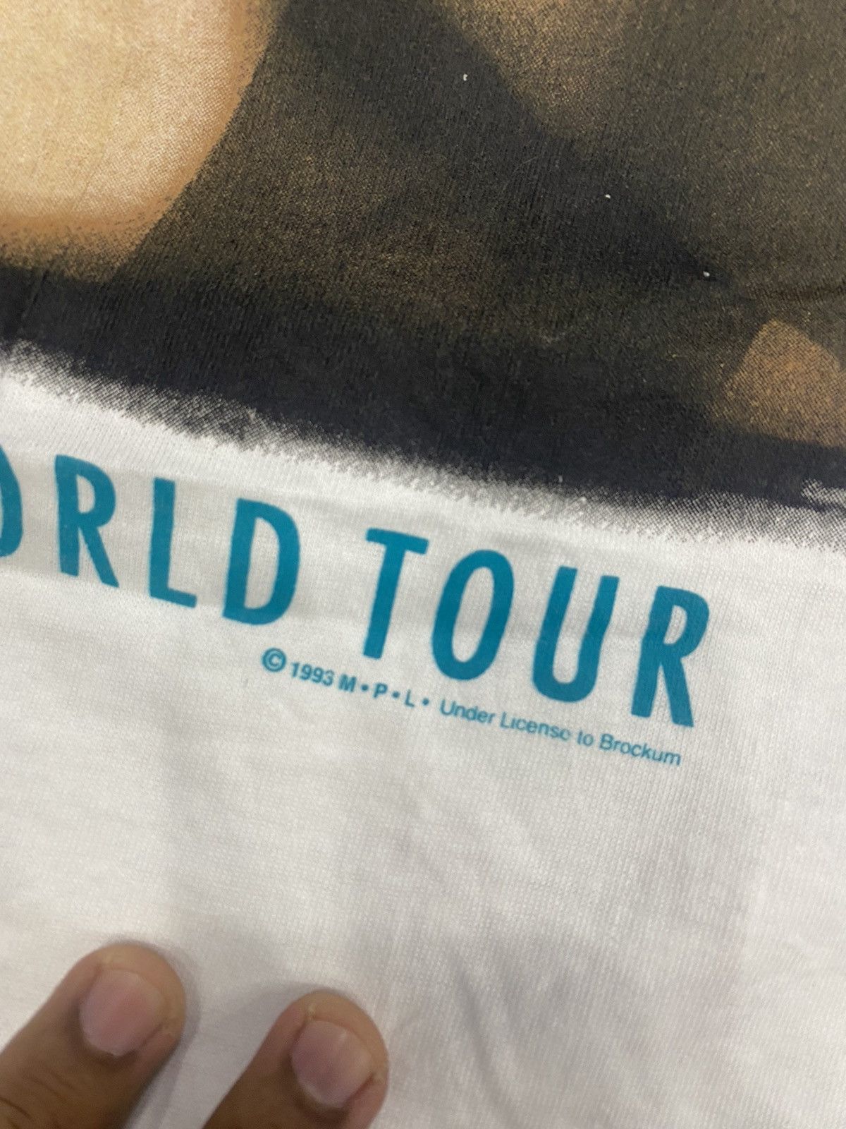 Band Tees × Vintage Vintage Unworn Paul MCartney The New World Tour 1993 tshirt Size US L / EU 52-54 / 3 - 5 Thumbnail