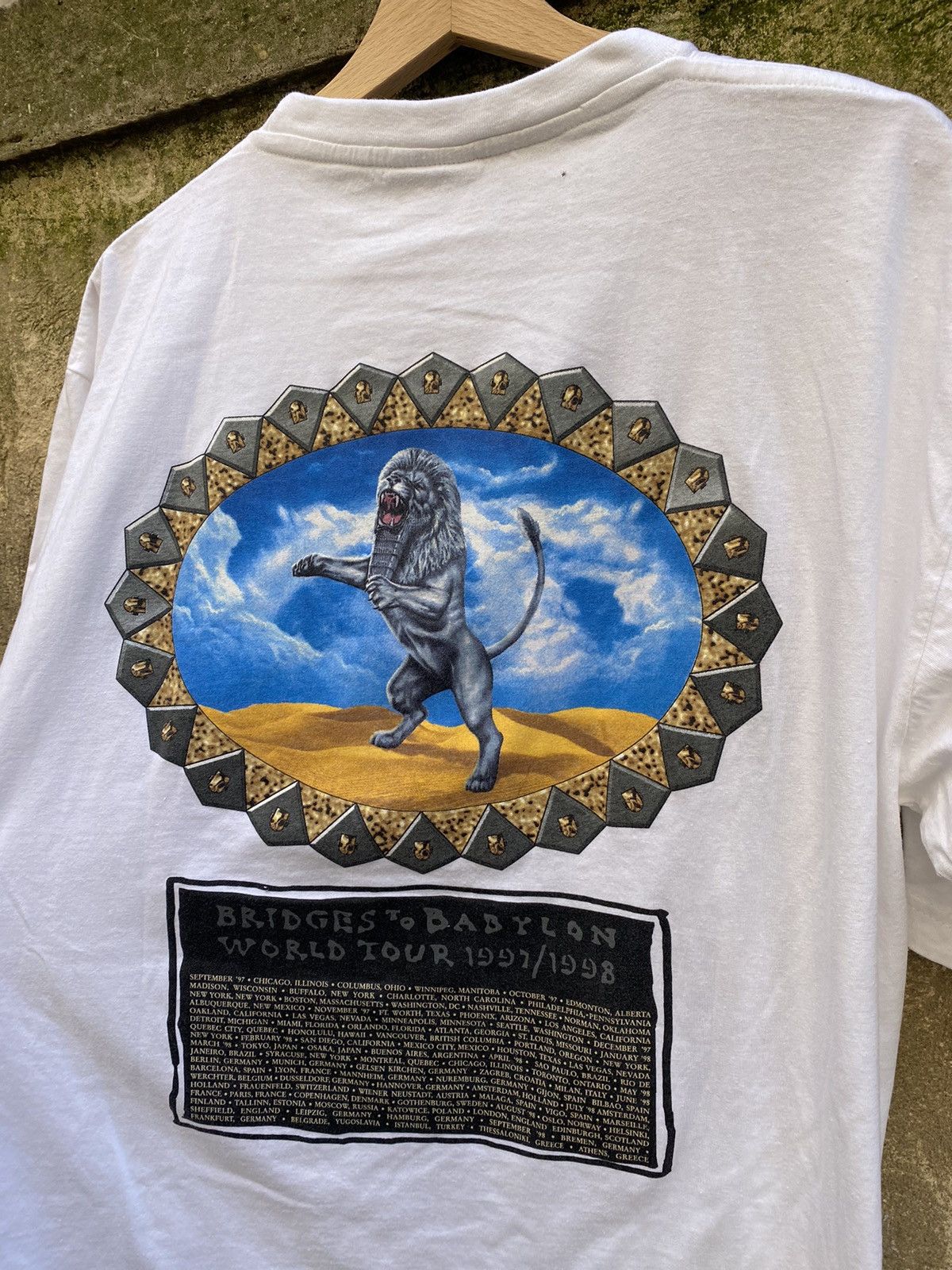 Band Tees × Vintage The Rolling Stones 1997/1998 World Tour T-Shirt Size US XL / EU 56 / 4 - 8 Thumbnail