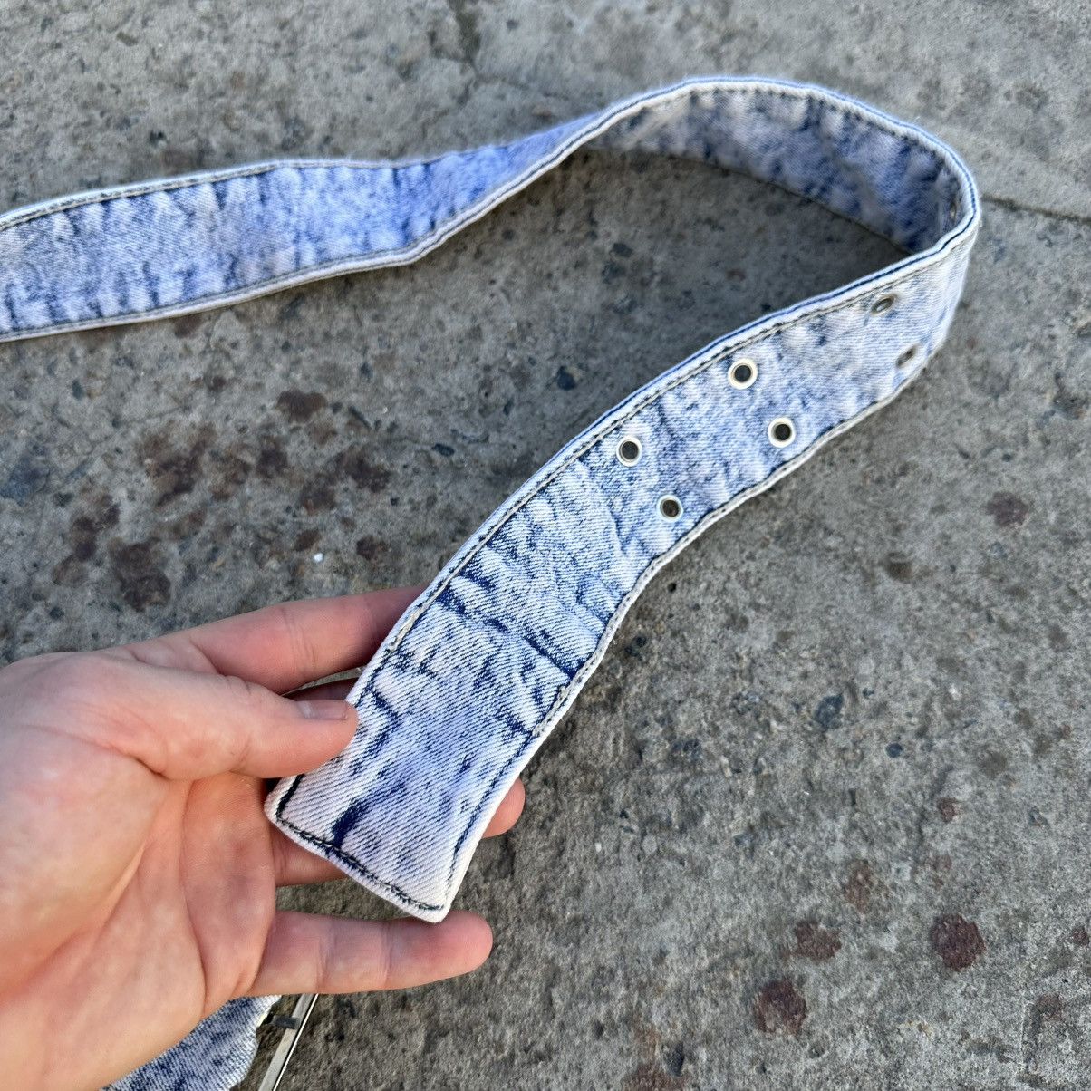Issey Miyake × Japanese Brand Vintage Japanese Style Denim Belt Hype Crazy Fit Y2K 00s Size ONE SIZE - 7 Thumbnail