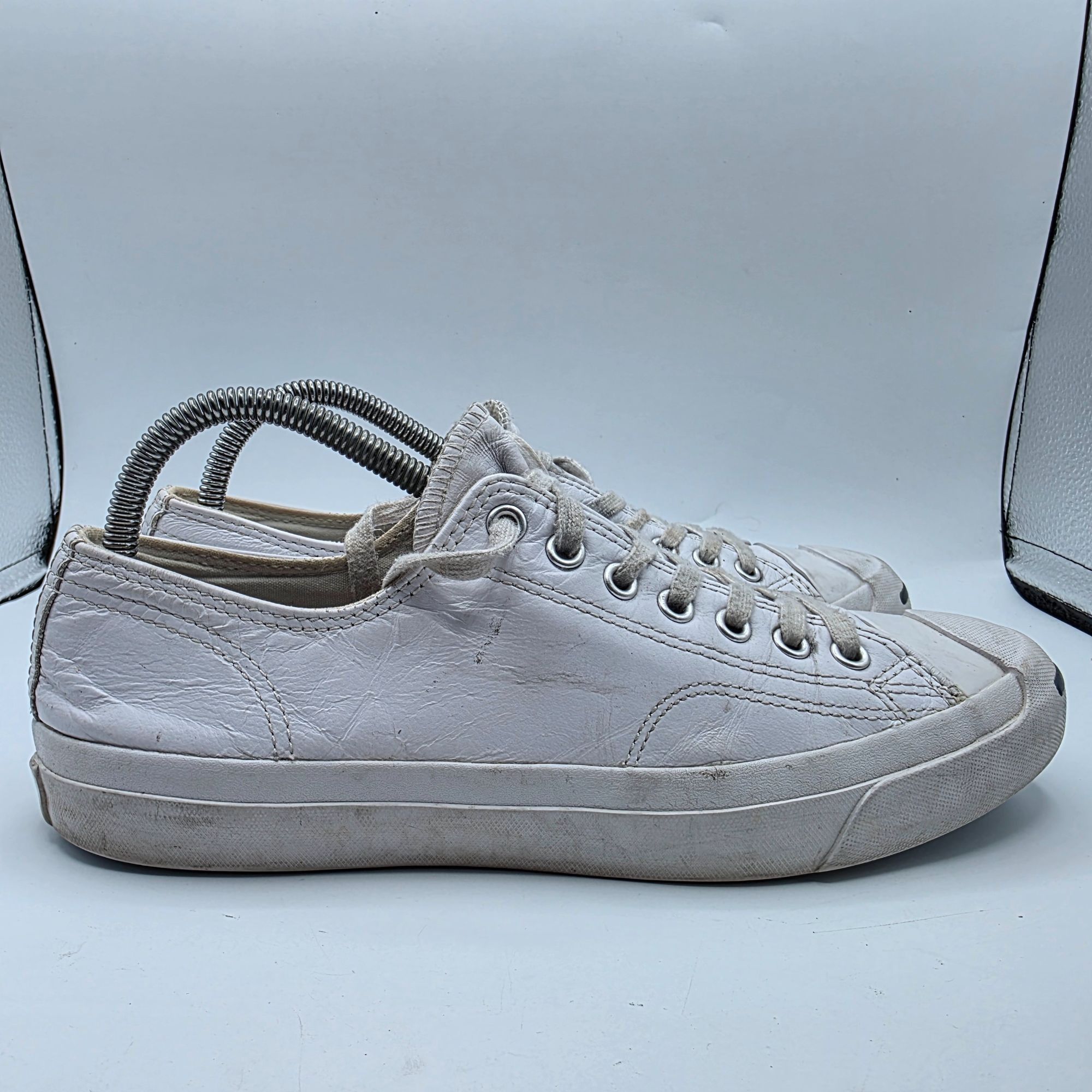 Converse Converse Jack Purcell Leather Womens Size 9 White Shoes Casu Size US 9 / IT 39 - 12 Thumbnail