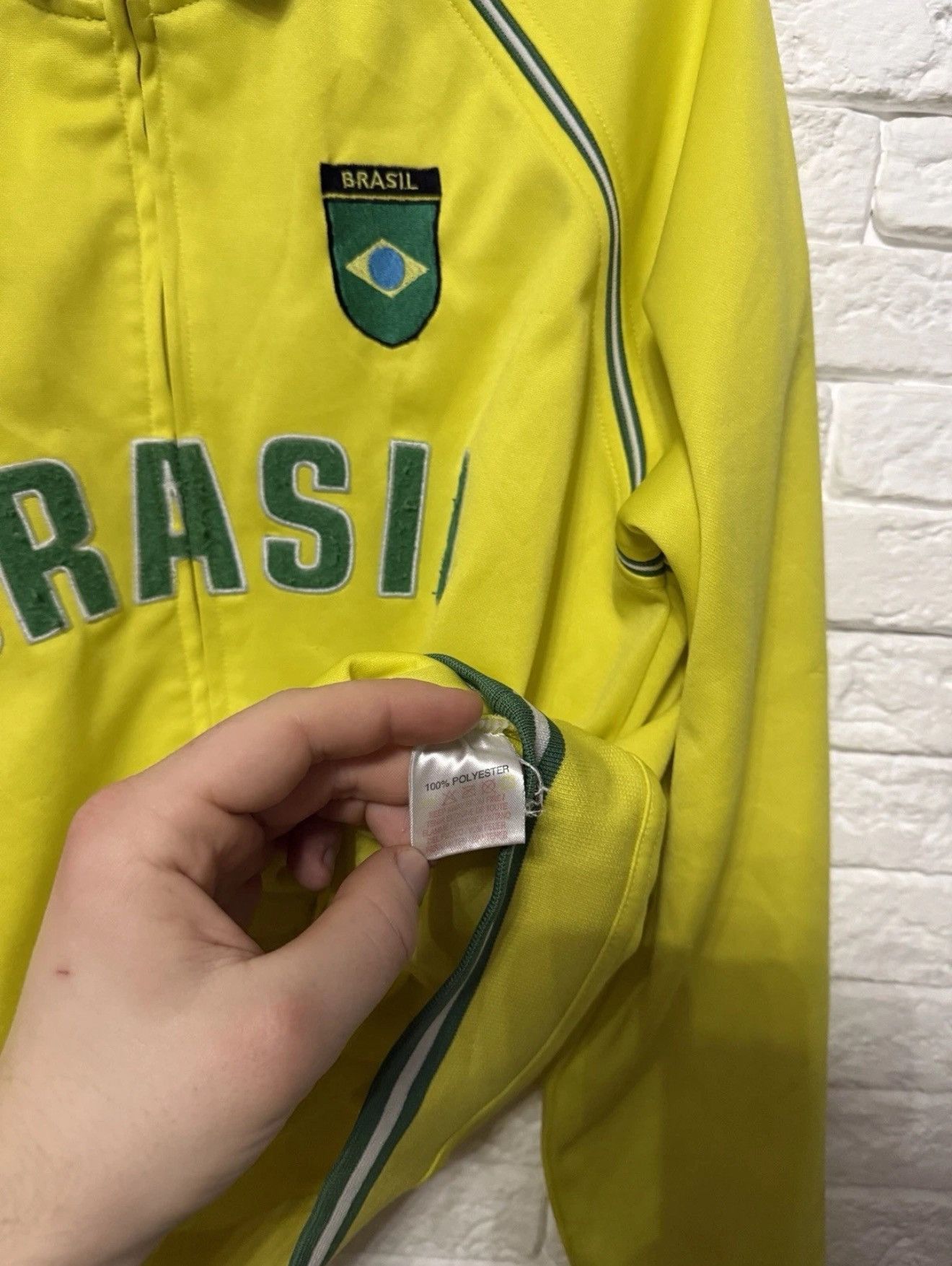 Umbro Vintage Rare Umbro Brasil Track Jacket Training Track Top Size US M / EU 48-50 / 2 - 12 Thumbnail