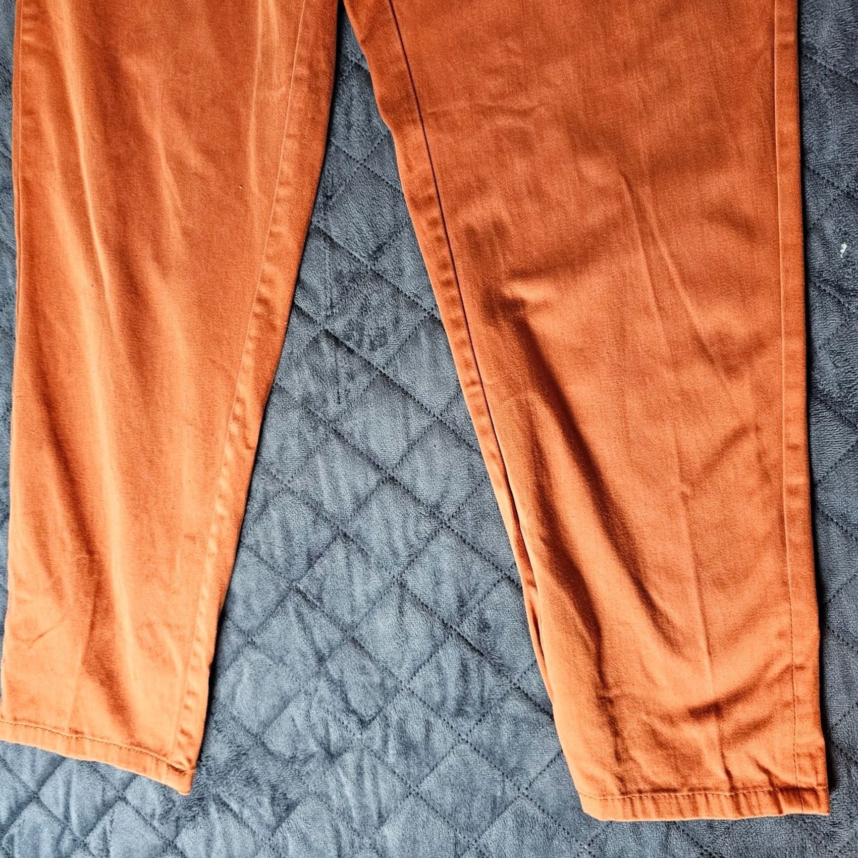 Zara Zara Pants Cropped Orange Cotton Blend Women 34 Casual Straight Chino Cropped Style Cropped Woman Size 24" / US 00 / IT 34 - 2 Thumbnail