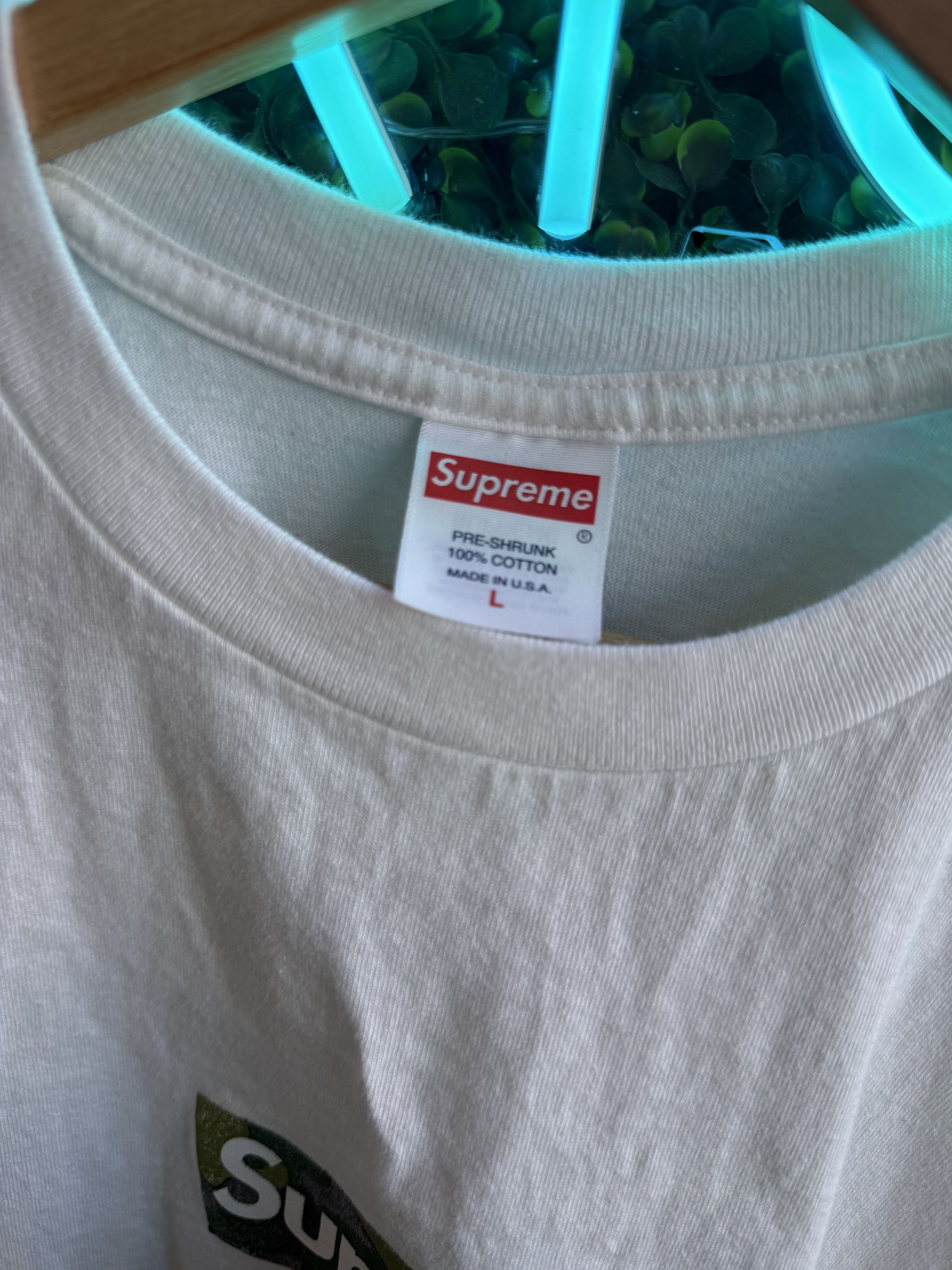 Supreme Supreme White Camo Box Logo Size US L / EU 52-54 / 3 - 2 Thumbnail