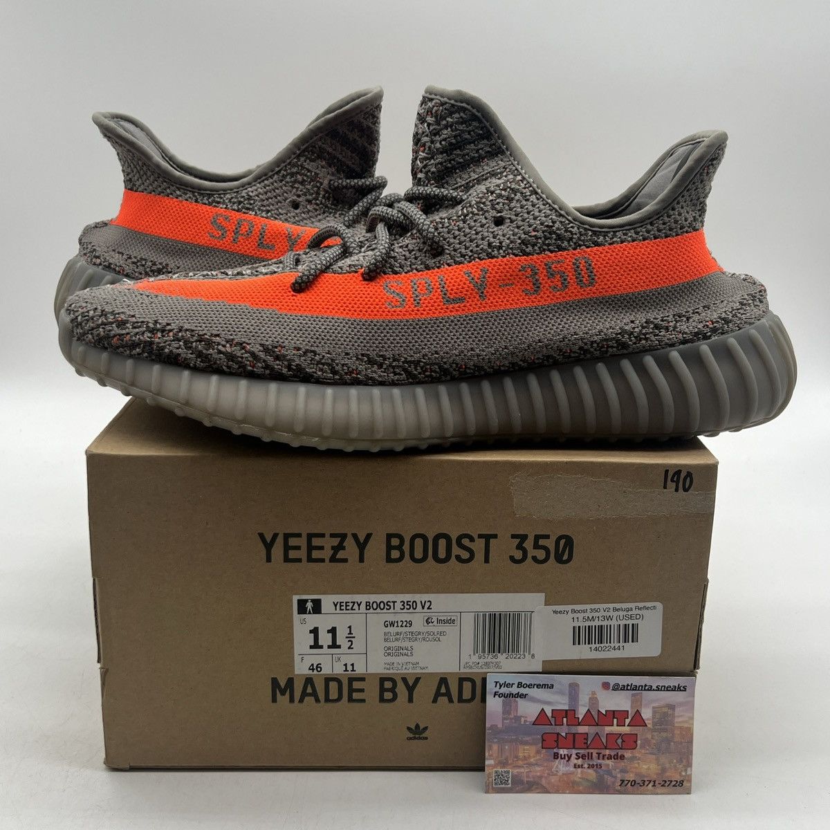 Adidas Yeezy boost 350 beluga reflective Size US 11.5 / EU 44-45 - 1 Thumbnail