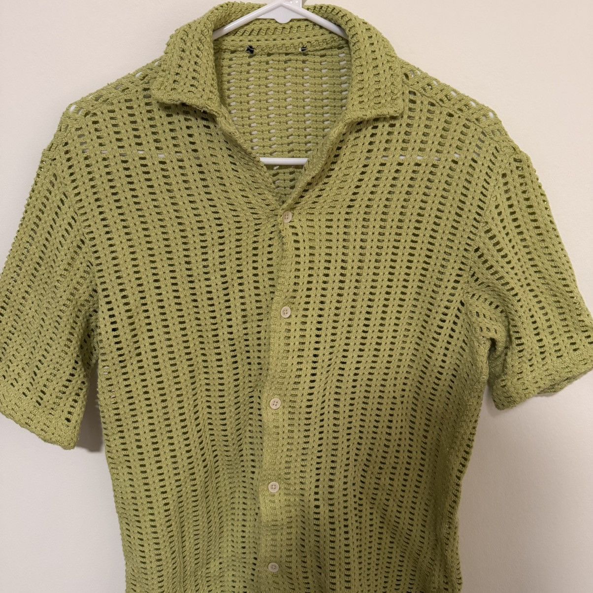 Zara Crochet Green shirt Size US S / EU 44-46 / 1 - 2 Thumbnail