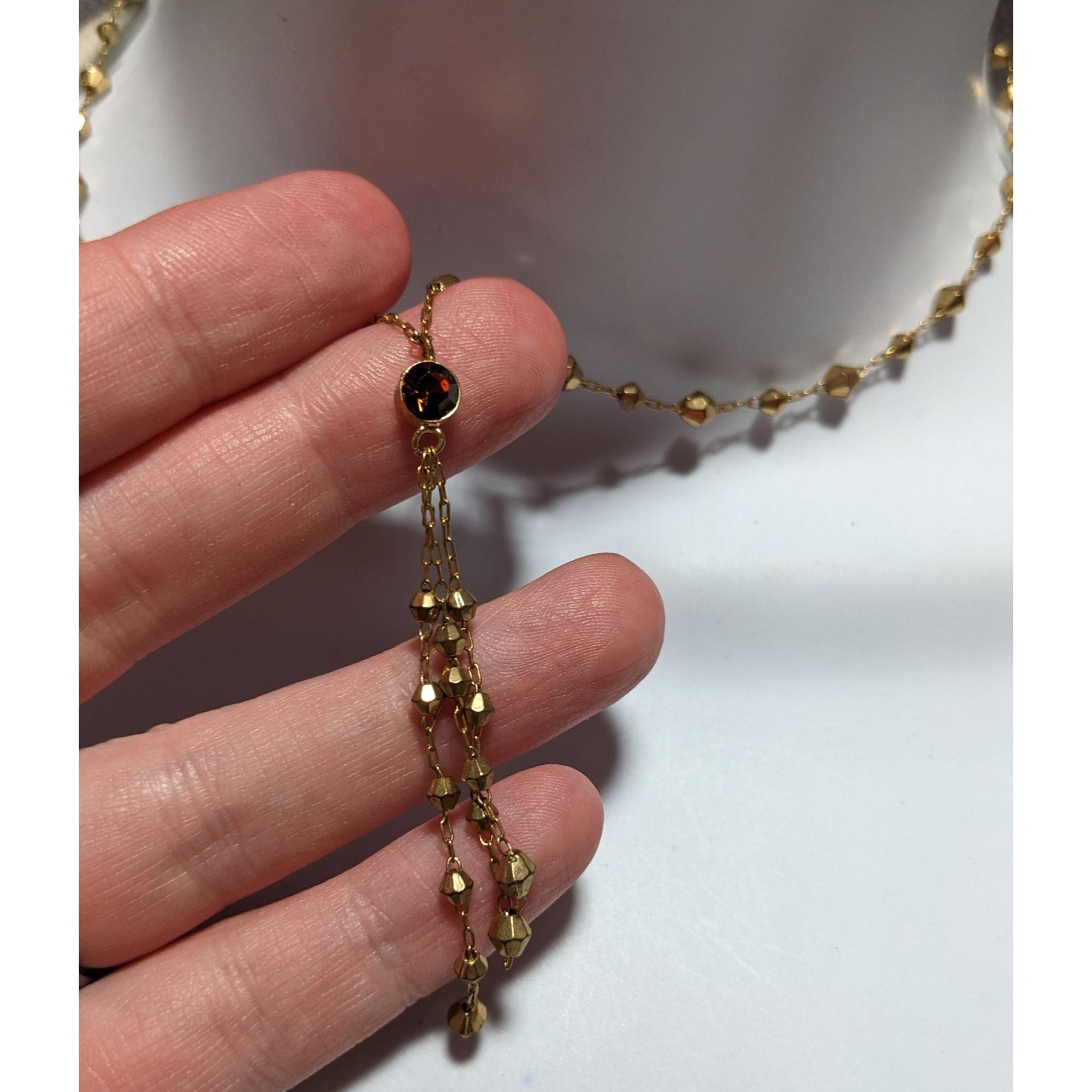 Other Y2K Icing Gold Beaded Tassel Necklace Size ONE SIZE - 14 Thumbnail