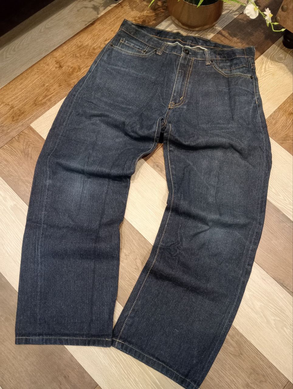 Visvim VISVIM FLUXUS SERGE DE NIMES SELVEDGE BAGGY DENIM PANTS Size US 34 / EU 50 - 3 Thumbnail