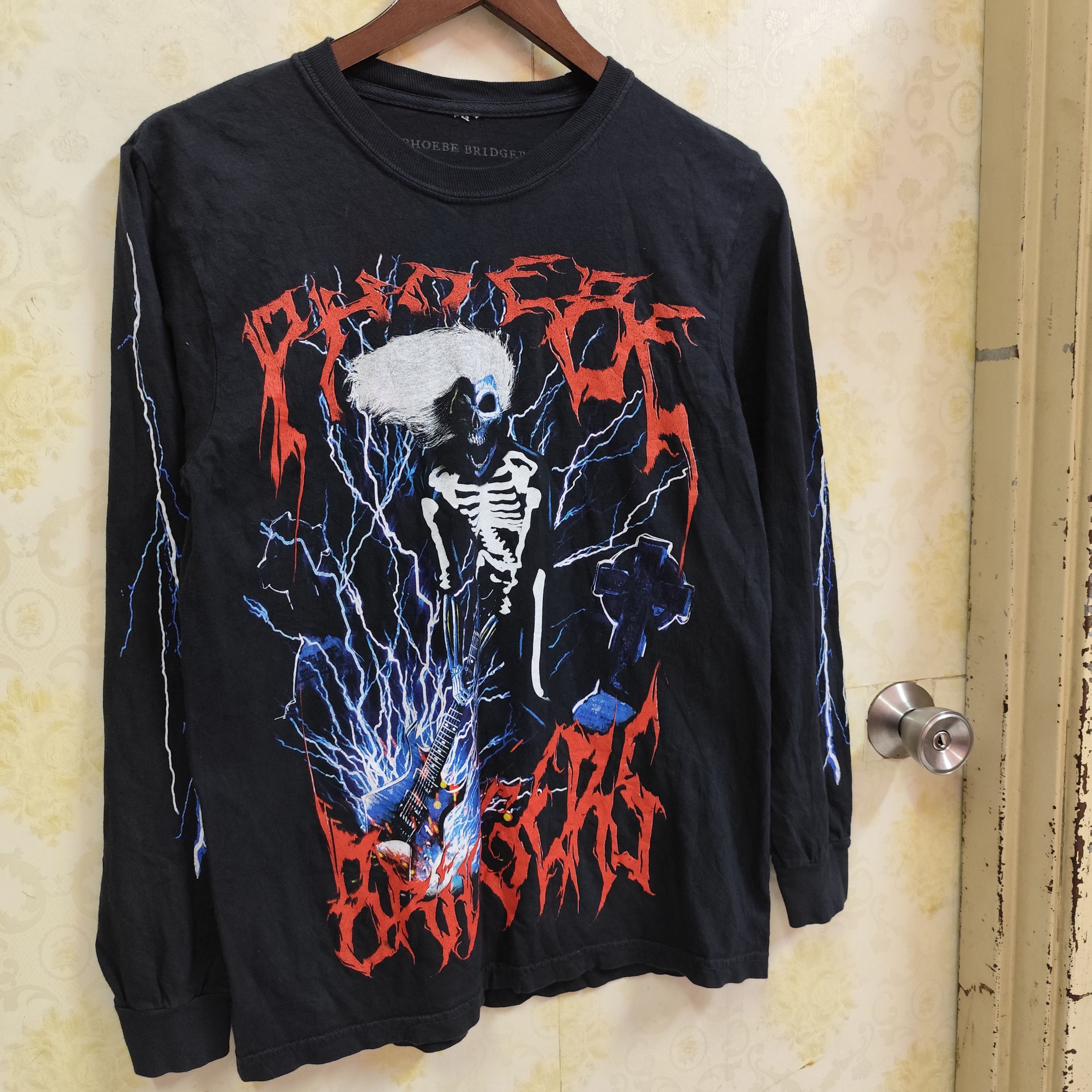 Band Tees × Vintage 🇺🇸PHOEBE BRIDGERS LONG SLEEVE SHIRT MADE IN USA Size US S / EU 44-46 / 1 - 2 Thumbnail