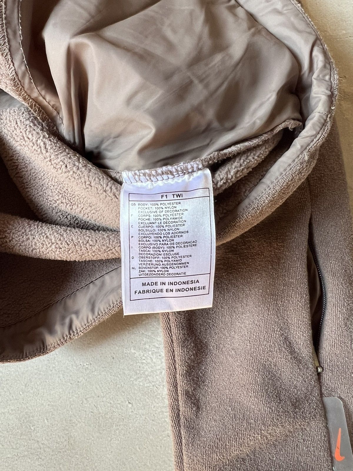 Vintage Vintage Nike Concept Ninja Brown Y2k Hoodie Size M / US 6-8 / IT 42-44 - 8 Thumbnail