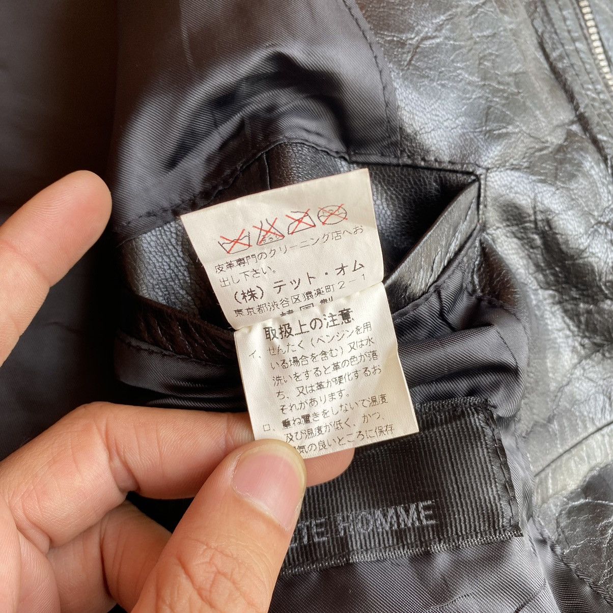 Issey Miyake Tete Homme Issey Miyake Leather Jacket Size US L / EU 52-54 / 3 - 13 Thumbnail