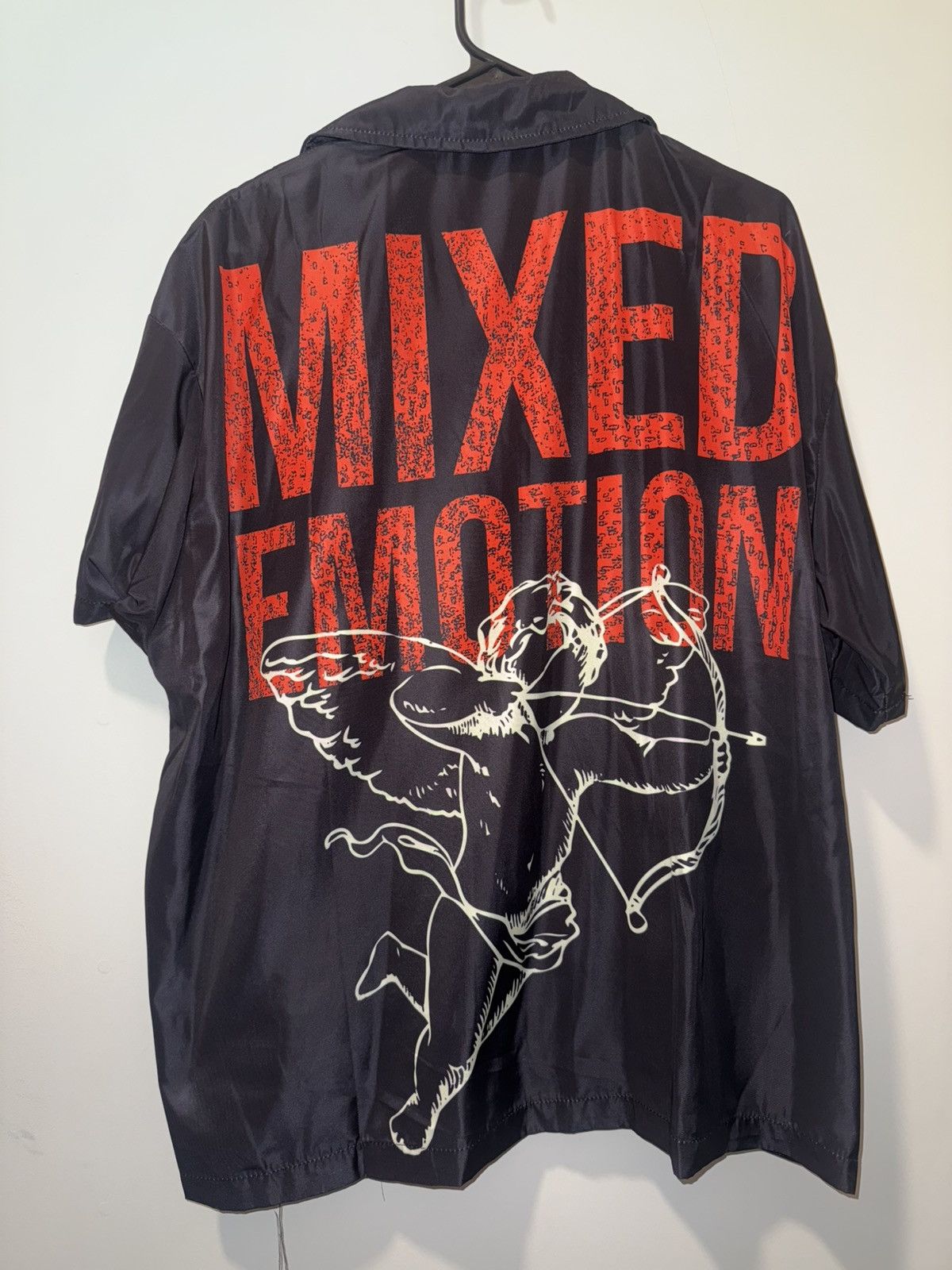 Other Mixed Emotion Short Sleeve Zip Up Size US XL / EU 56 / 4 - 4 Thumbnail