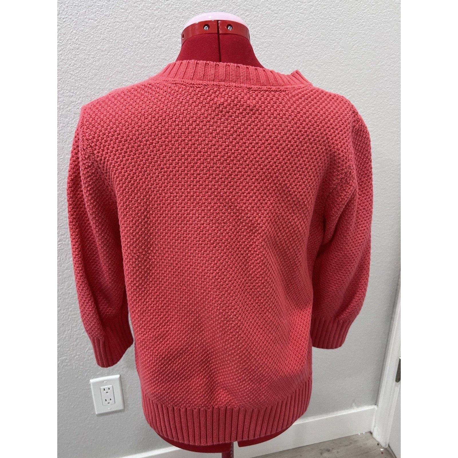 L.L. Bean LL Bean Chunky Knit Button Down Cozy Cardigan Size M / US 6-8 / IT 42-44 - 4 Thumbnail