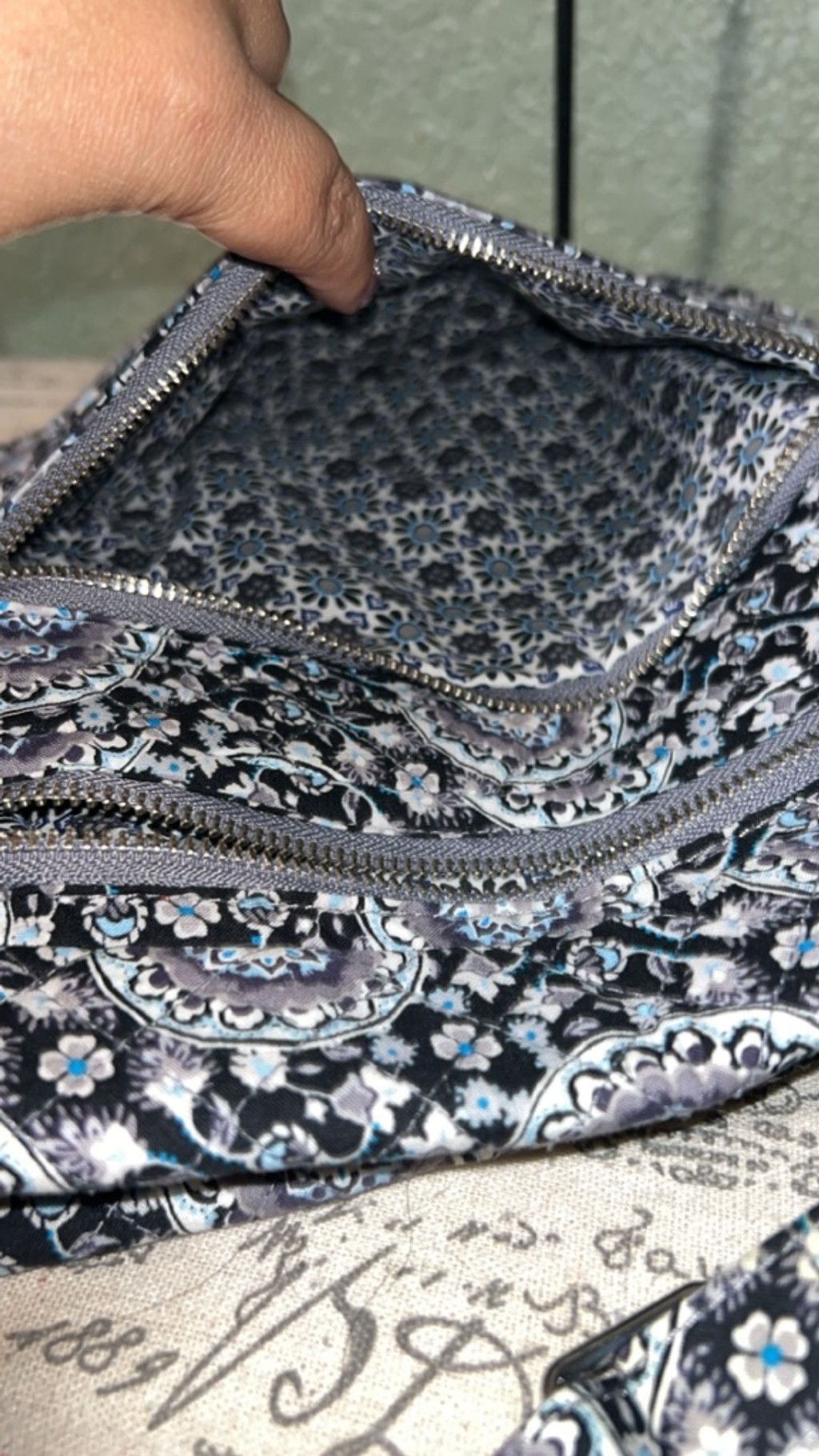 Vera Bradley Women's Vera Bradley Crossbody Bag One Size Black Blue Size ONE SIZE - 2 Thumbnail