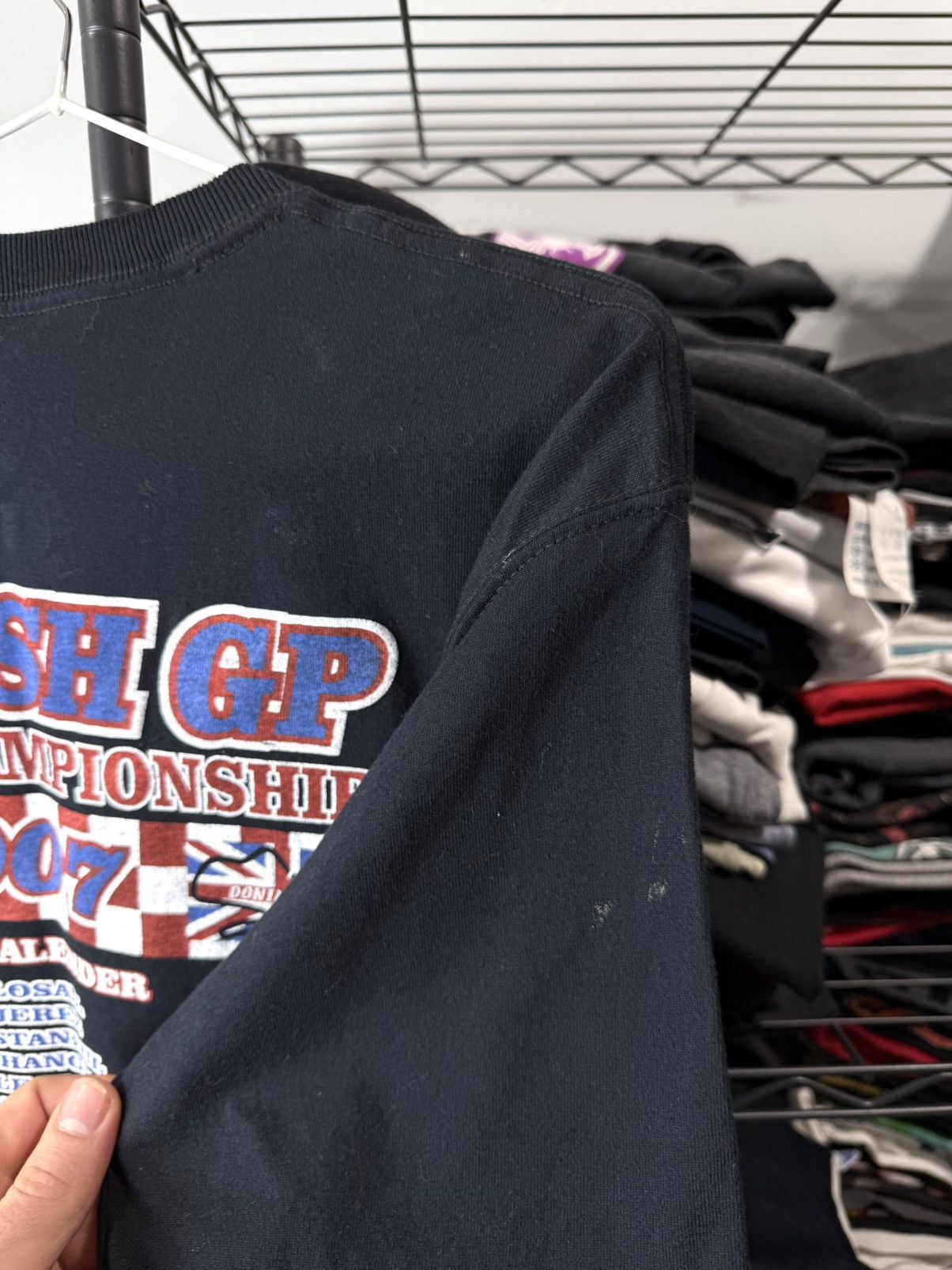 Vintage Vintage 2007 British GP World Championship Racing T Shirt Size US M / EU 48-50 / 2 - 6 Thumbnail