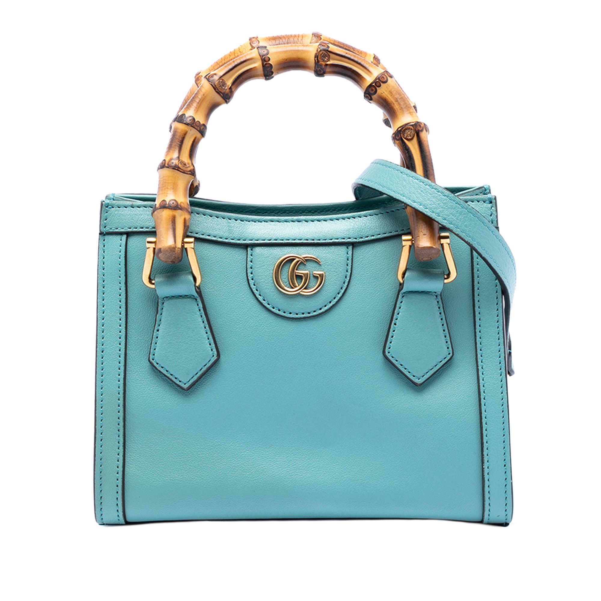 Gucci Gucci Mini Calfskin Bamboo Diana Satchel Size ONE SIZE - 1 Thumbnail