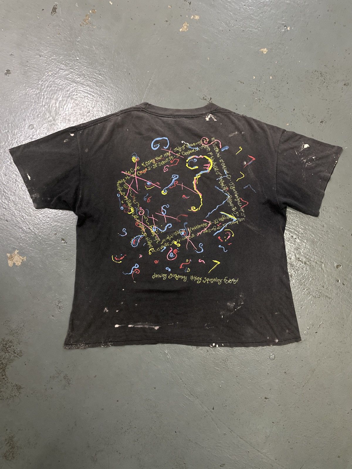 Brockum RARE Vintage 80s The Cure “KISS ME” Beautiful Arts Band Tees Size US XL / EU 56 / 4 - 7 Thumbnail