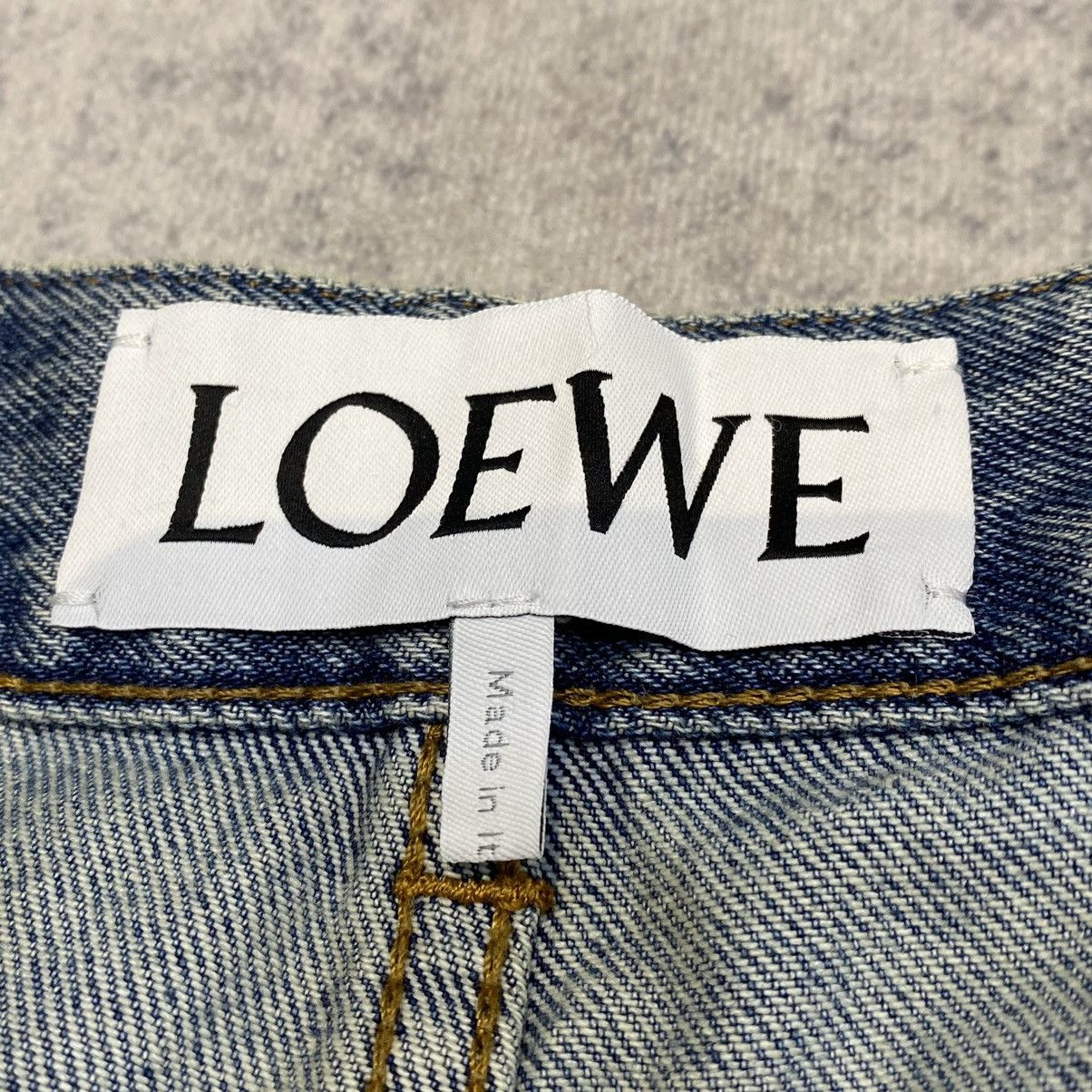 Loewe LOEWE Anagram Baggy Jeans In Denim Size 34" / US 12 / IT 48 - 9 Thumbnail