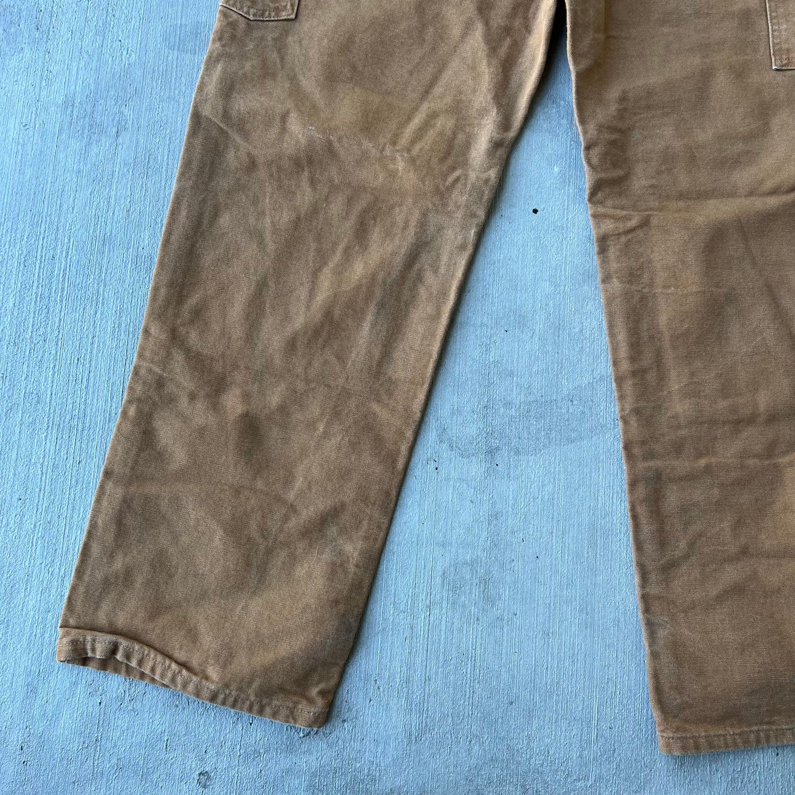 Carhartt × Vintage Carhartt brown double knee work wear carpenter pants Size US 33 - 9 Thumbnail