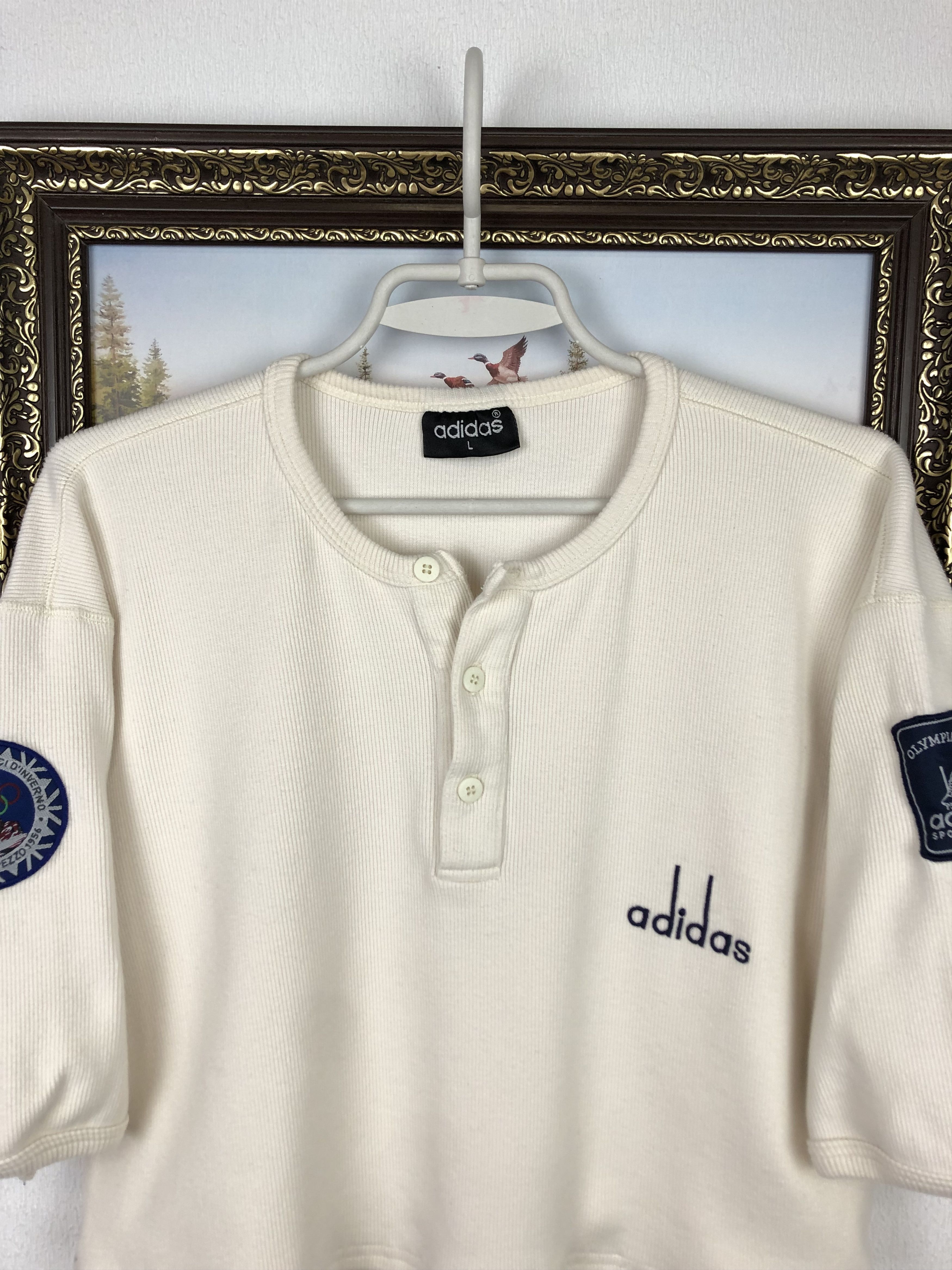 Adidas Vintage Adidas Italy Winter Olympic Games Women Top Vest Size L / US 10 / IT 46 - 2 Thumbnail