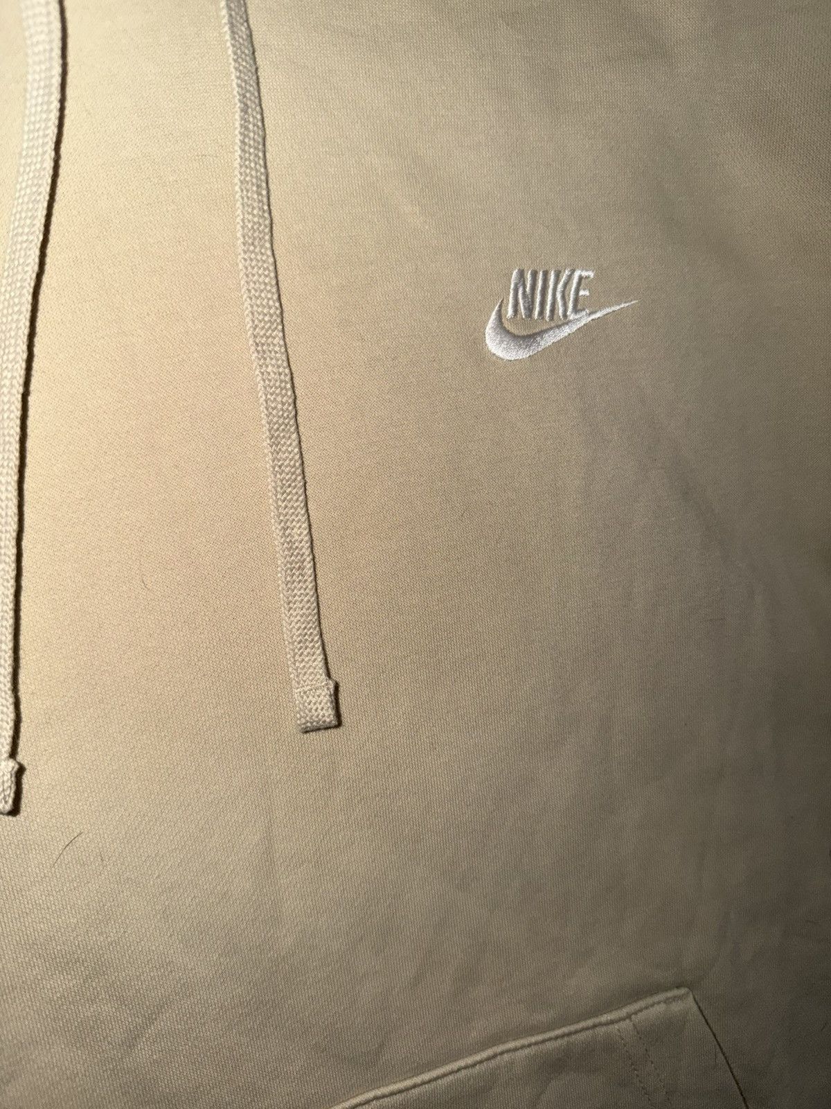 Nike Nike sportswear club fleece pullover hoodie beige medium Size US M / EU 48-50 / 2 - 3 Thumbnail