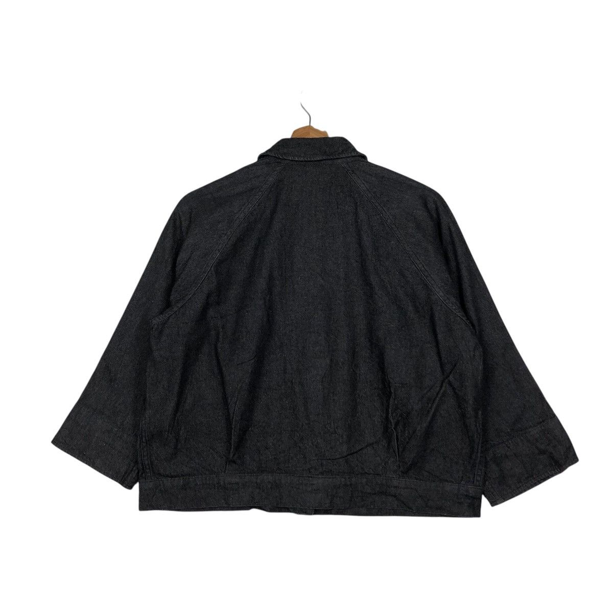 45rpm 📌Vintage Cropped Denim Jacket Worker La Marine Francaise Size US M / EU 48-50 / 2 - 8 Thumbnail