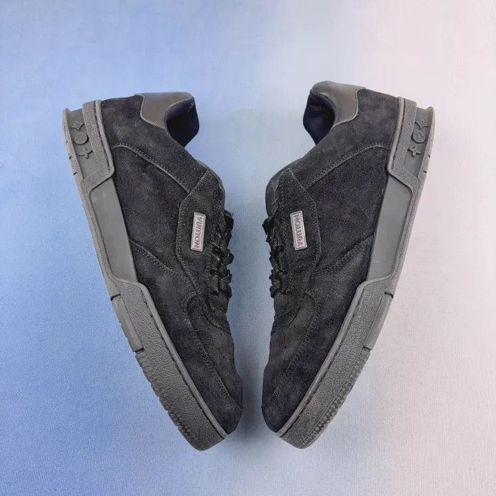 Louis Vuitton Louis Vuitton Trainer Black Sneakers -2508 Size US 9.5 / EU 42-43 - 5 Thumbnail