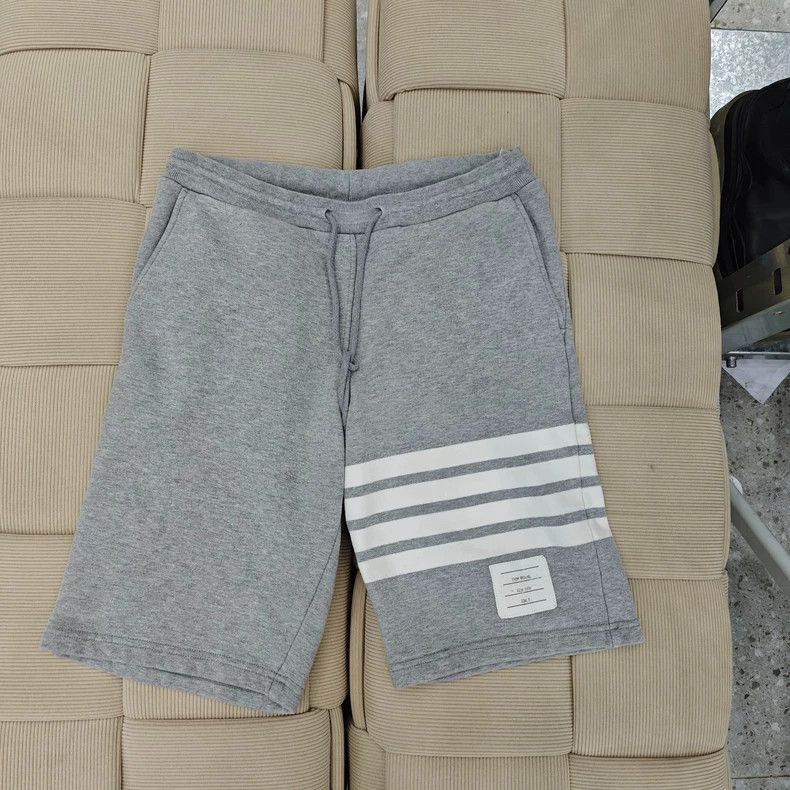 Thom Browne Thom Browne Men's four stripe shorts Size US 38 / EU 54 - 1 Thumbnail