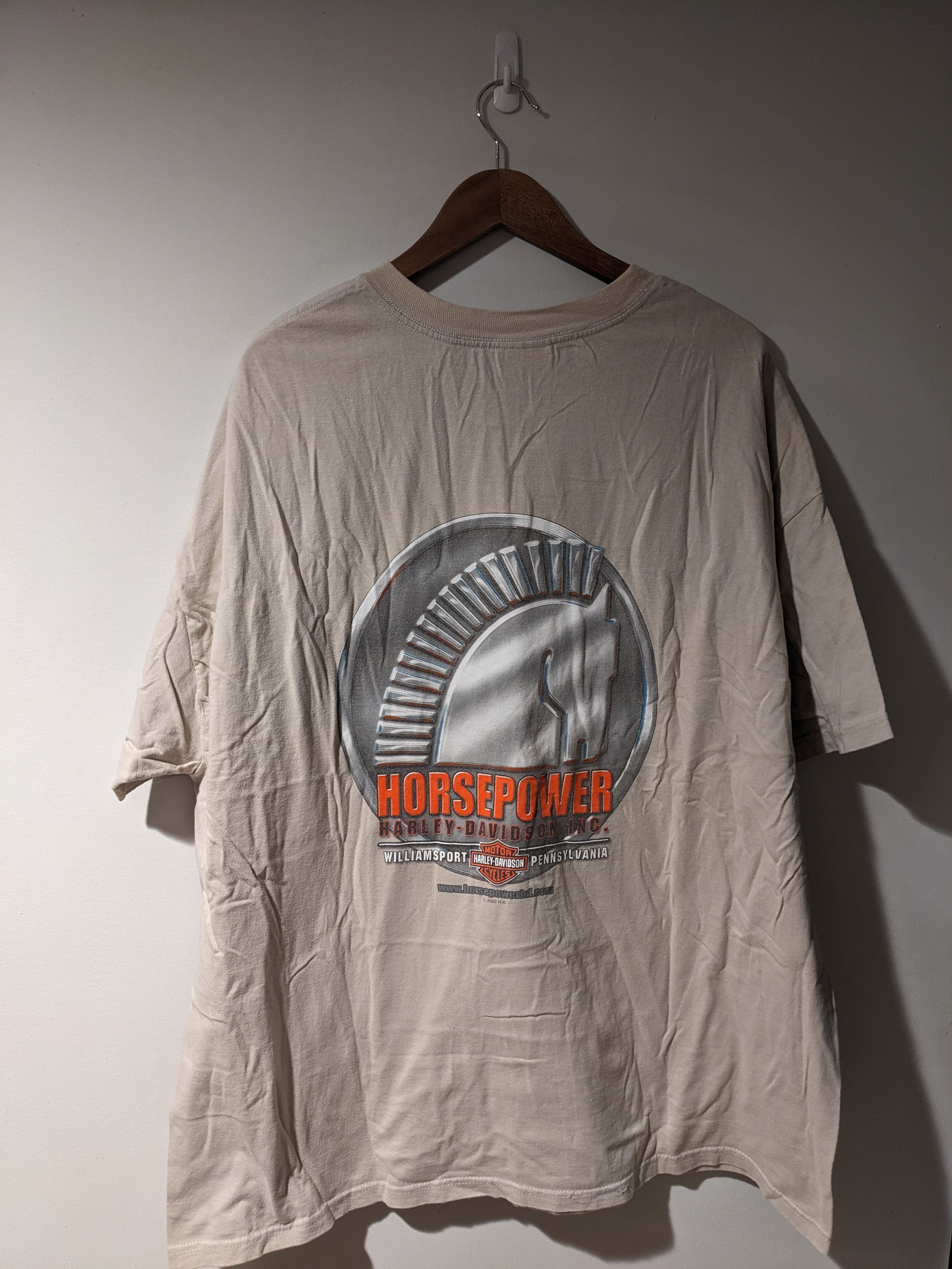 Harley Davidson × Vintage Vintage 2006 Harley Davidson Motorcycle Pin Up Girl T-Shirt Size US XXL / EU 58 / 5 - 1 Thumbnail