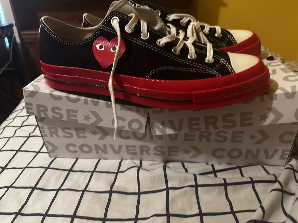 Converse Converse ChuckTaylor All Star 70 xComme des Garcons blk/red Size US 12 / EU 45 - 1 Thumbnail