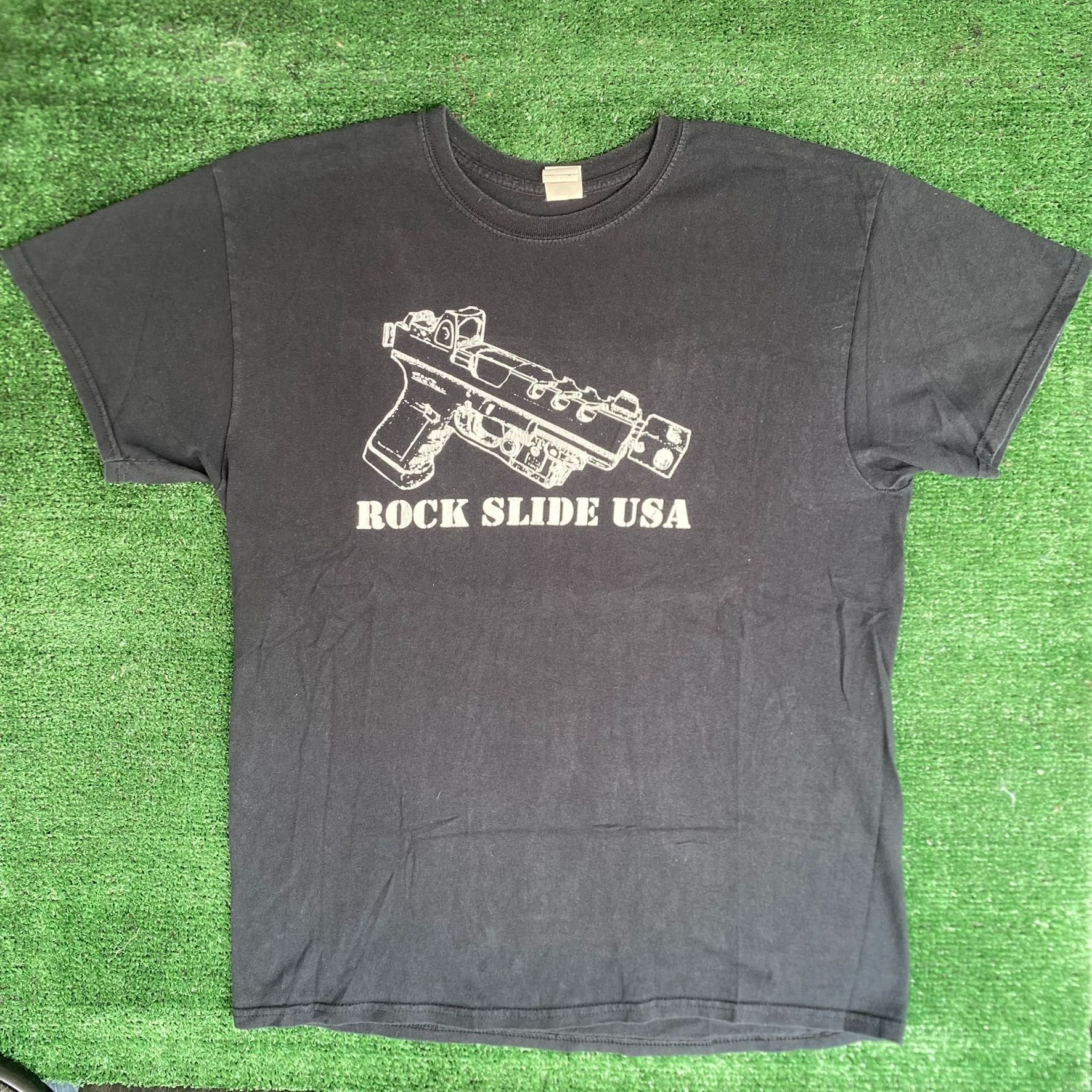 Vintage Vintage Y2K Glock Pistol Shirt Rock Slide Handgun Drill Tee Size US L / EU 52-54 / 3 - 1 Thumbnail