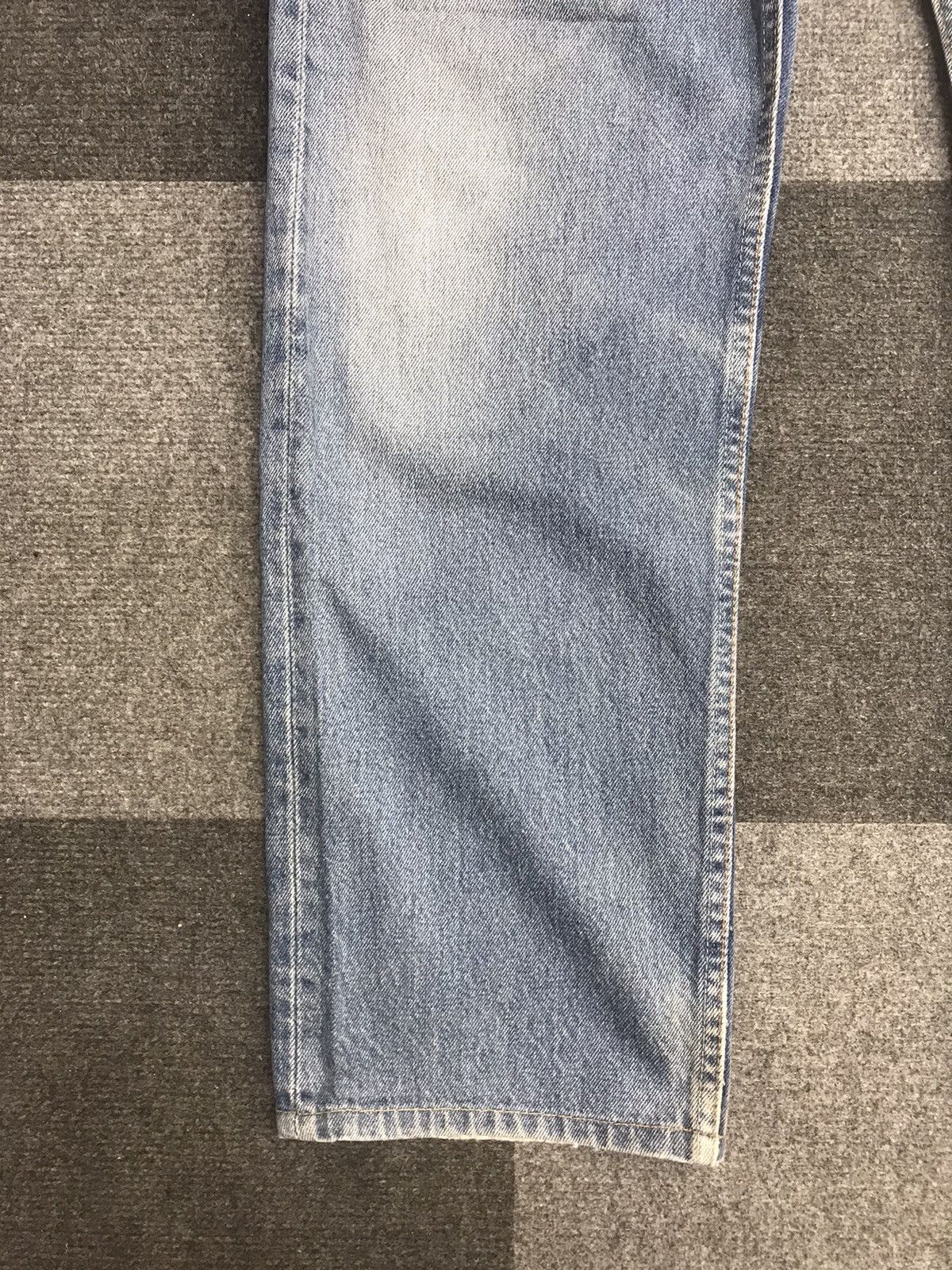 Levi's Vintage Levis 501 Light Wash Distressed Jeans Size US 35 - 7 Thumbnail
