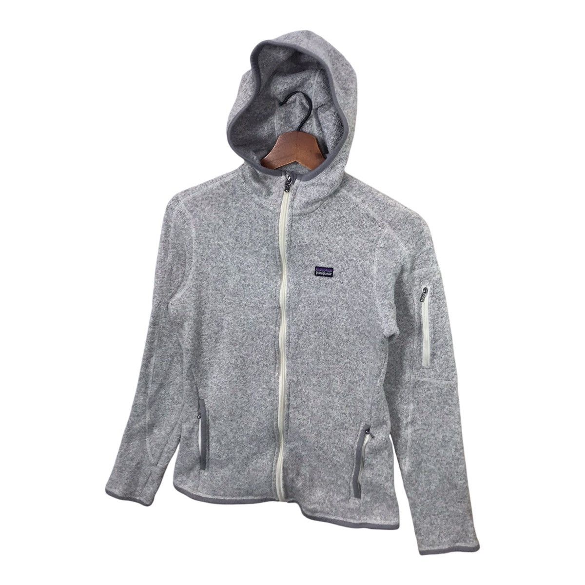Patagonia × Vintage Vintage Women Patagonia Zip Up Hoodie Size S / US 4 / IT 40 - 3 Thumbnail