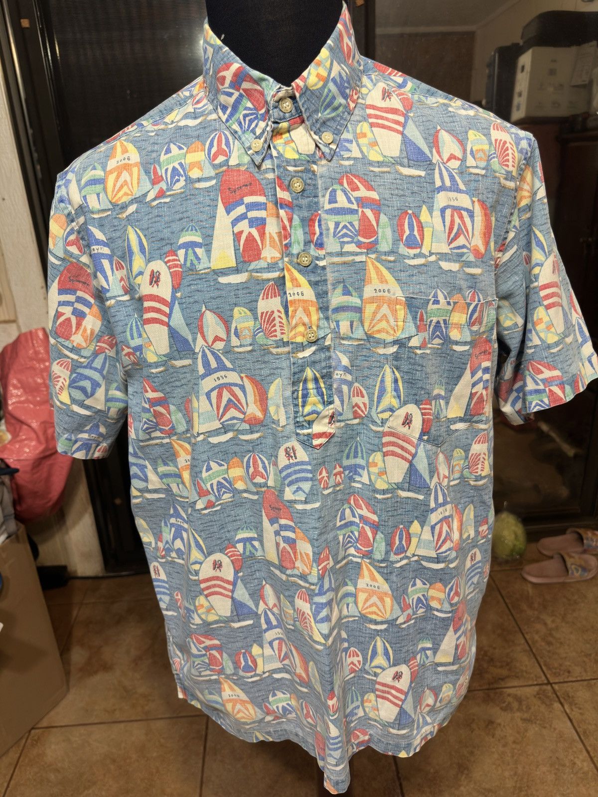 Reyn Spooner Reyn Spooner 1956-2006 50th Annv. Transpac Sailboat Men's L Size US L / EU 52-54 / 3 - 1 Thumbnail