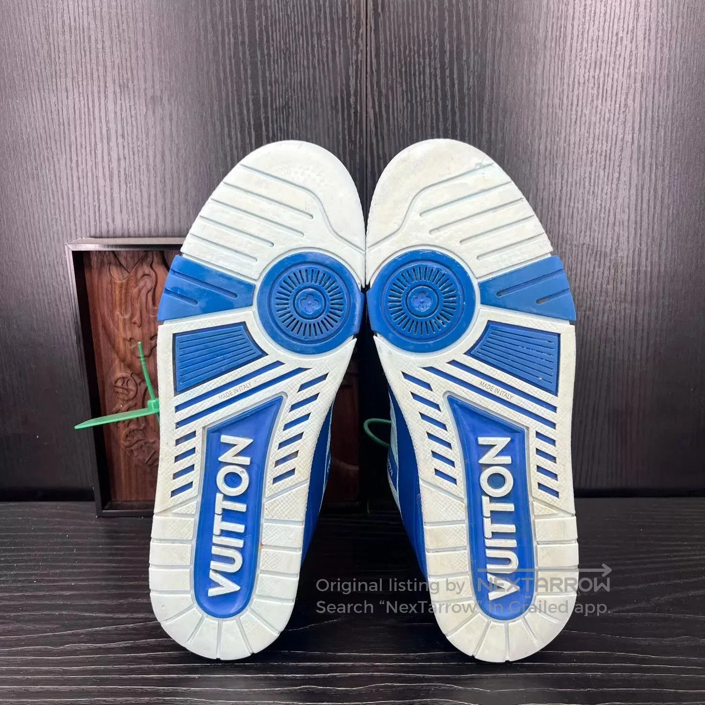 Louis Vuitton Blue Low-Top Sneakers Size 8. Size US 8 / EU 41 - 7 Thumbnail