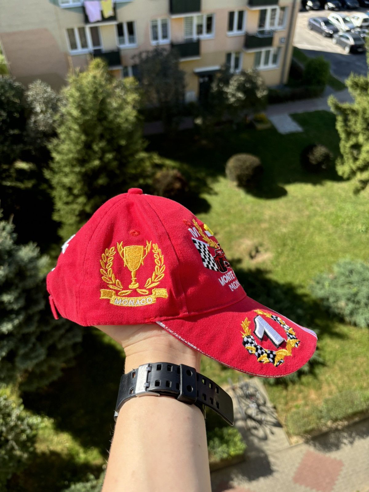 Formula 1 × Vintage Monaco Monte Carlo vintage Formula 1 Cap Size ONE SIZE - 2 Thumbnail