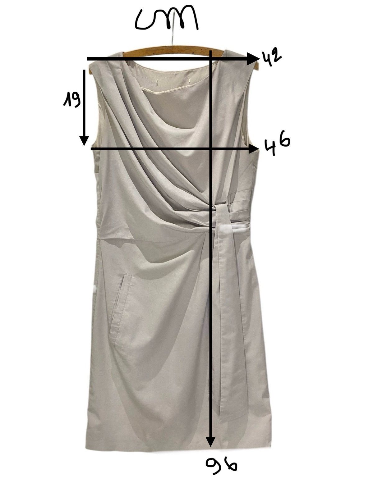 Diane von Furstenberg Straight dress Diane von Furstenberg Grey Size ONE SIZE - 4 Thumbnail