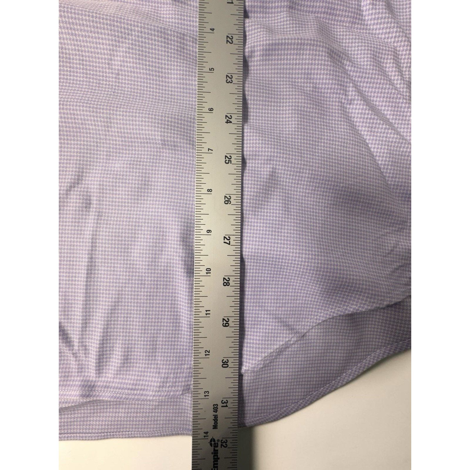 David Donahue David Donahue Shirt Mens 16 32/33 Purple Geometric Button Up Size US M / EU 48-50 / 2 - 3 Thumbnail