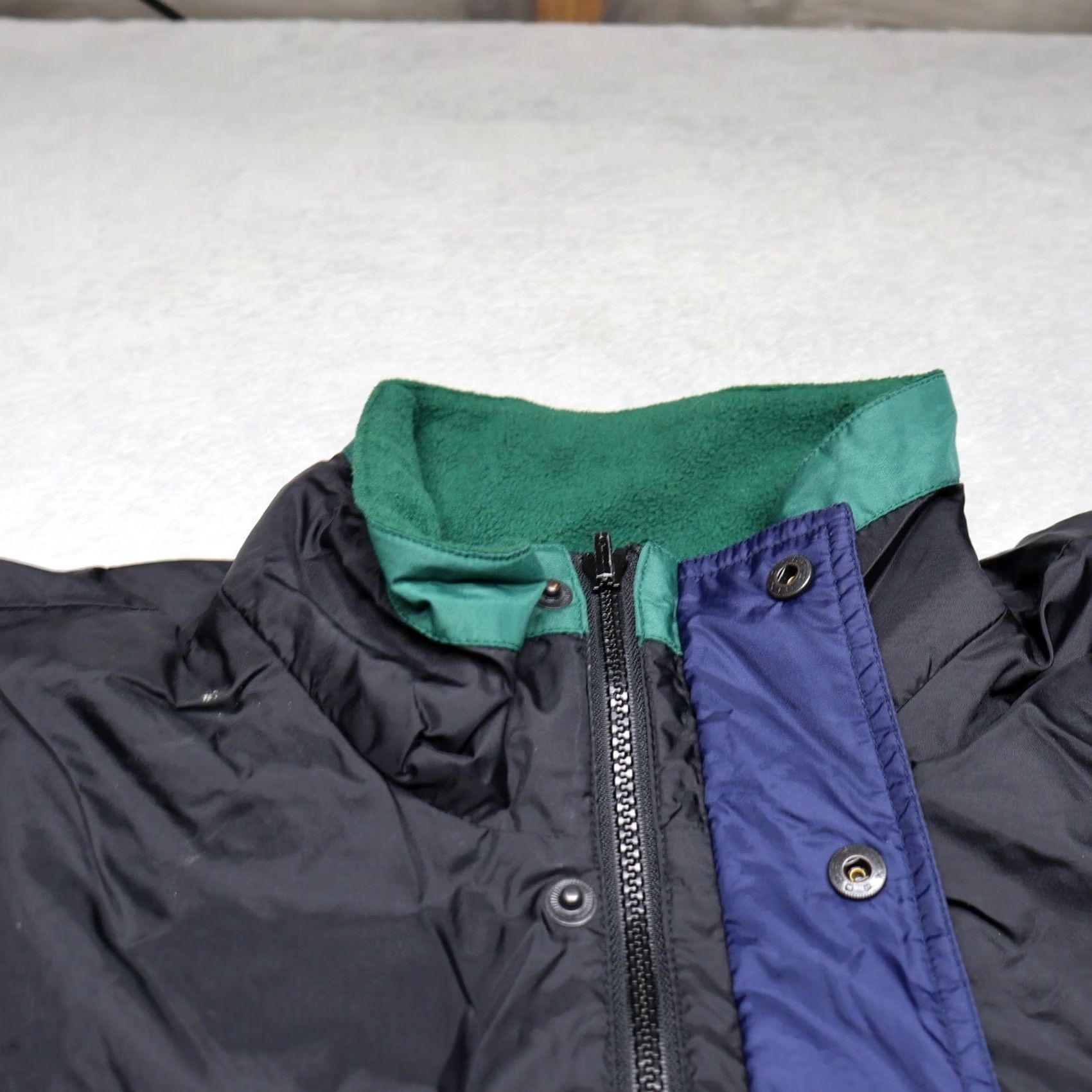 Rains VINTAGE Columbia Jacket Mens L Black Insulated Fleece Lined Wind Rain Outdoor VTG Size US L / EU 52-54 / 3 - 6 Thumbnail