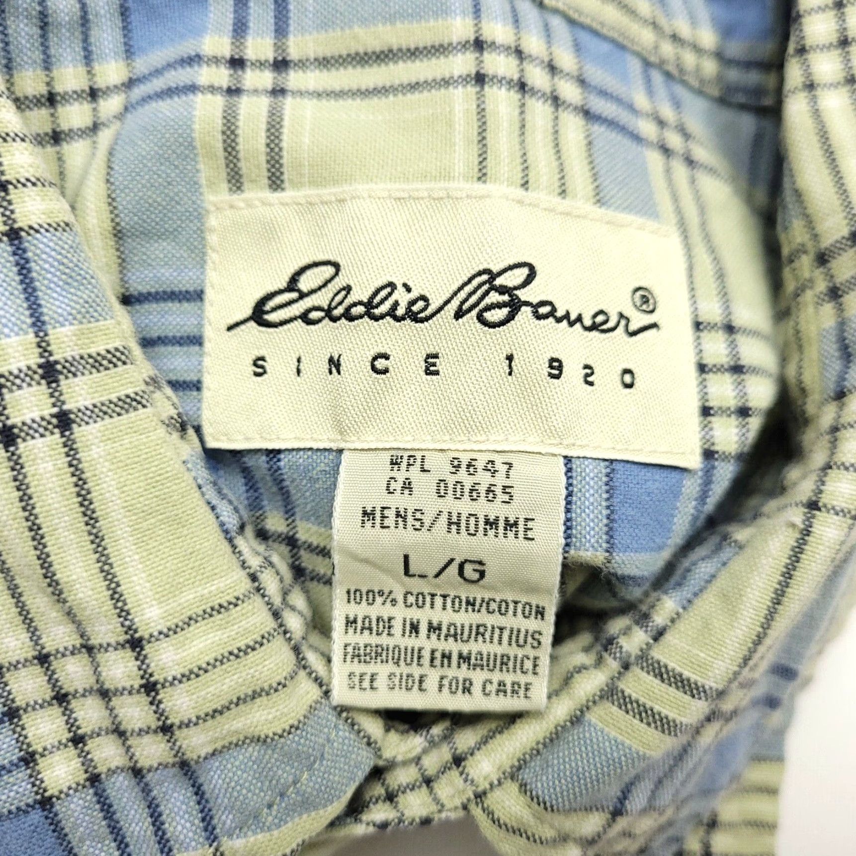 Eddie Bauer Eddie Bauer Plaid Button-Up Shirt Adult Large Multicolor Short Sleeve Mens Size US L / EU 52-54 / 3 - 8 Thumbnail