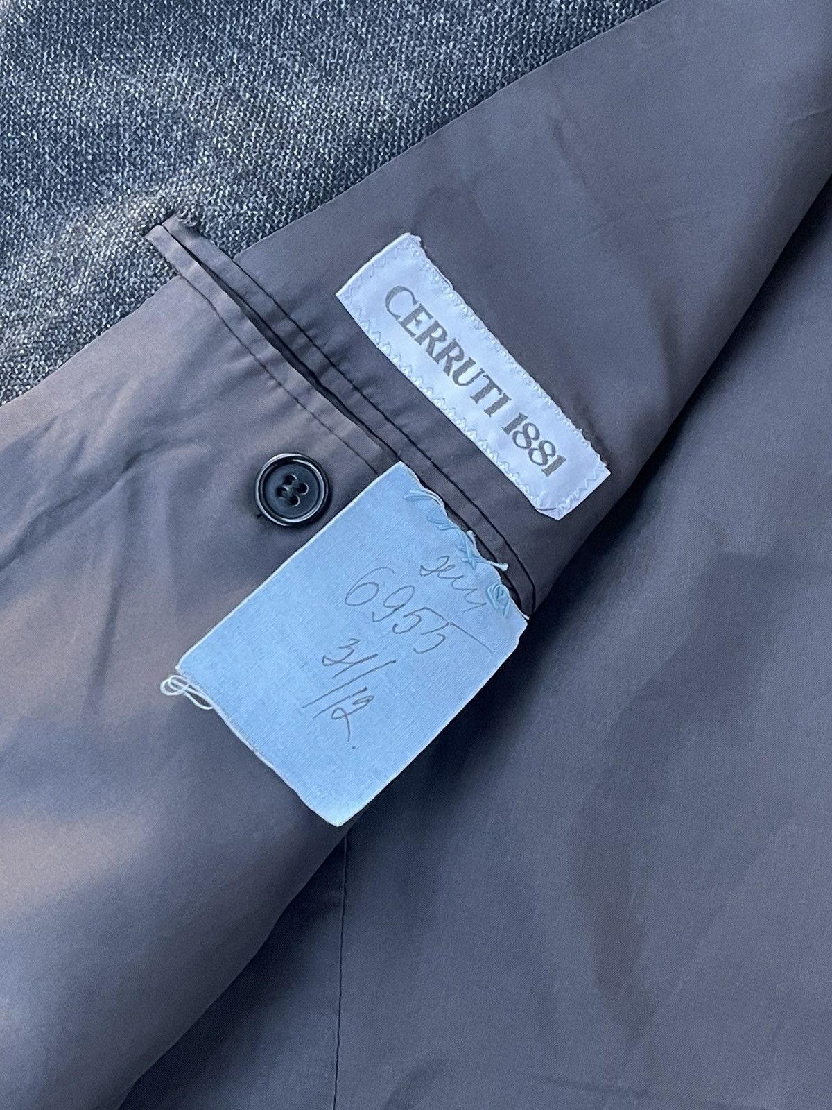Cerruti 1881 Archive Cerruti 1881 Dark Grey Wool Blazer Size US L / EU 52-54 / 3 - 16 Thumbnail