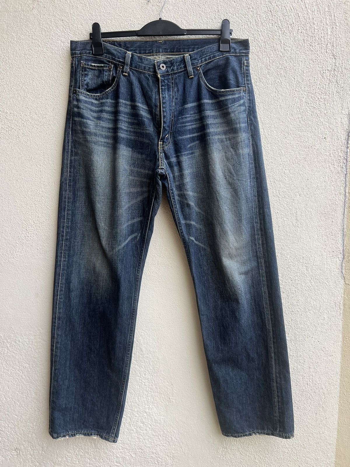 Levi's Vintage 2007 Levi’s 503 Japan Fade Denim Distressed Jeans Size US 36 / EU 52 - 19 Thumbnail