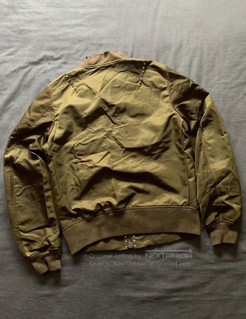 Valentino Valentino Willow Nail Air Force Bomber Jacket Size US M / EU 48-50 / 2 - 2 Thumbnail