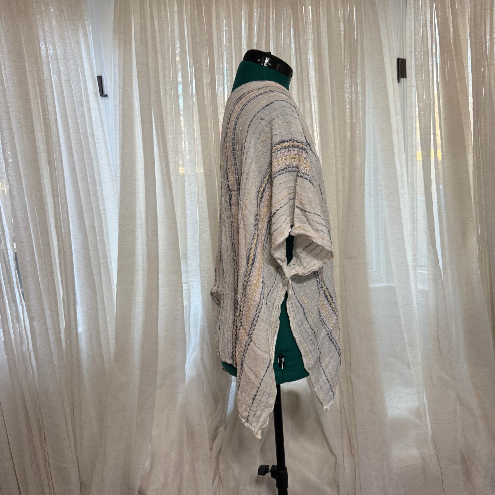 Sonoma Sonoma Textured Striped Open Kimono | Sz OS Size ONE SIZE - 4 Thumbnail