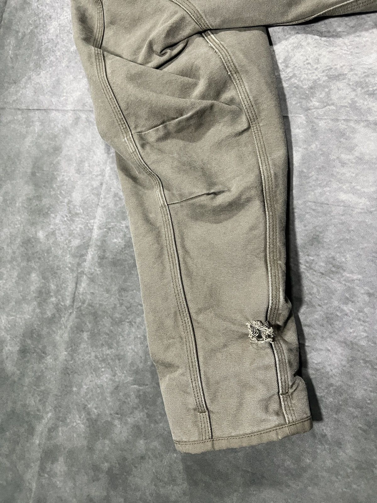 Carhartt Carhartt Duck Canvas Work Jacket Brown Full Zip Sherpa Lined Size US L / EU 52-54 / 3 - 4 Thumbnail