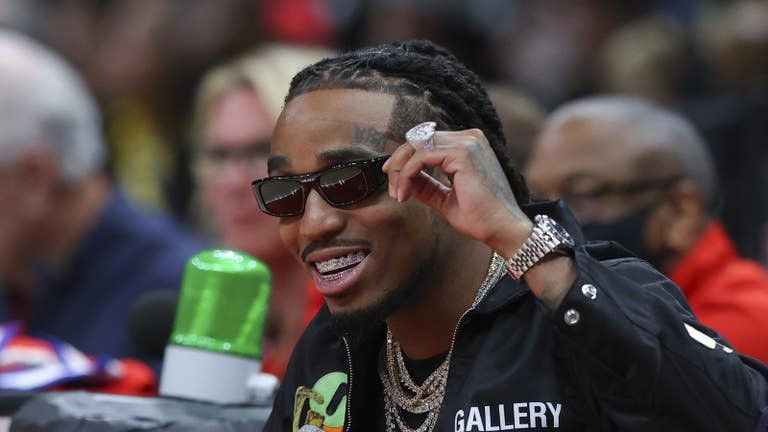 Prada PRADA 2022 Runway Logo Slim Sunglasses SPR20W quavo rapper Size ONE SIZE - 3 Thumbnail