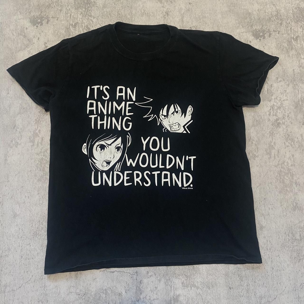 Other Black and white anime t-shirt #anime Movie vintage y2k Funny Size US M / EU 48-50 / 2 - 1 Thumbnail