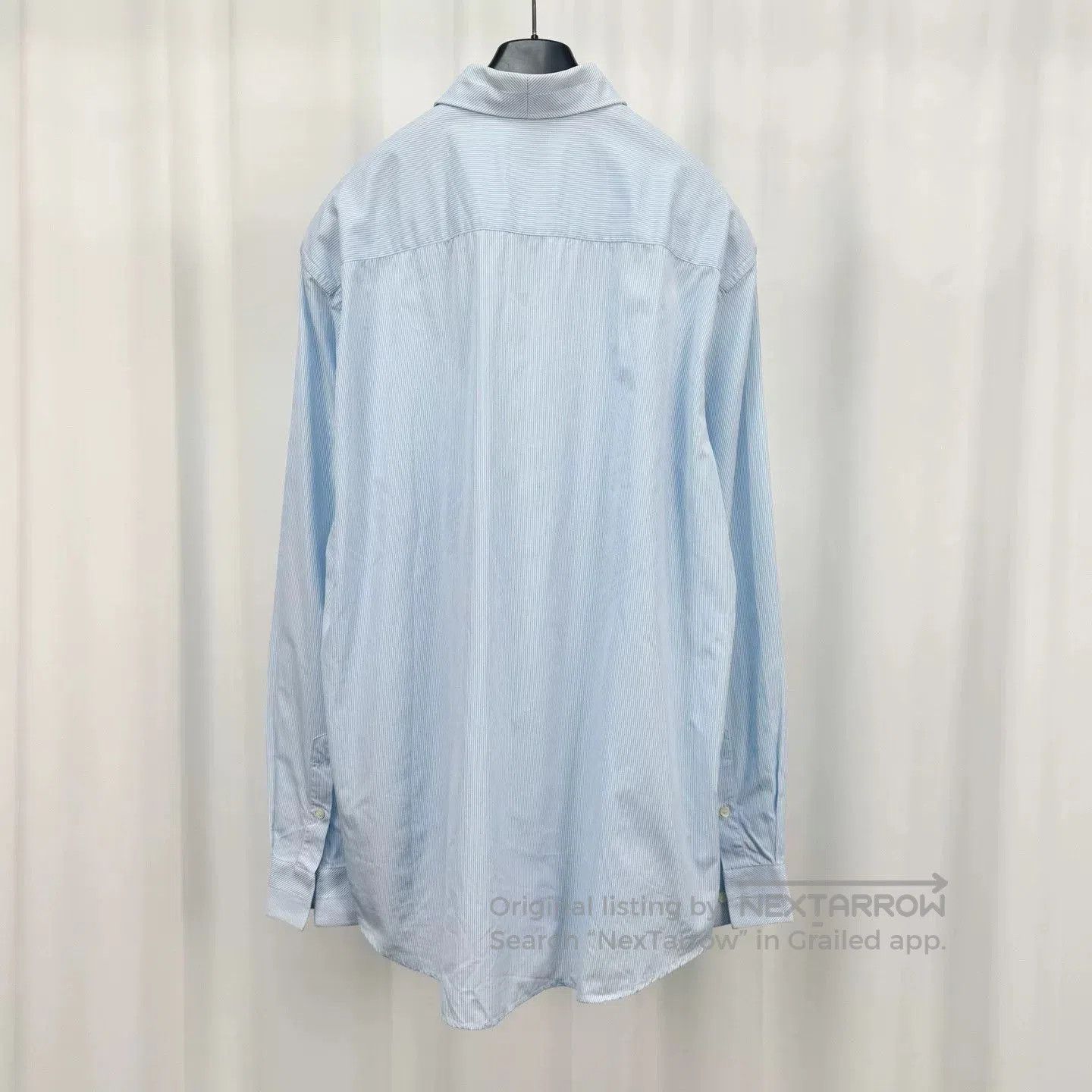 Burberry burberry light blue striped embroidered shirt. Size US L / EU 52-54 / 3 - 2 Thumbnail