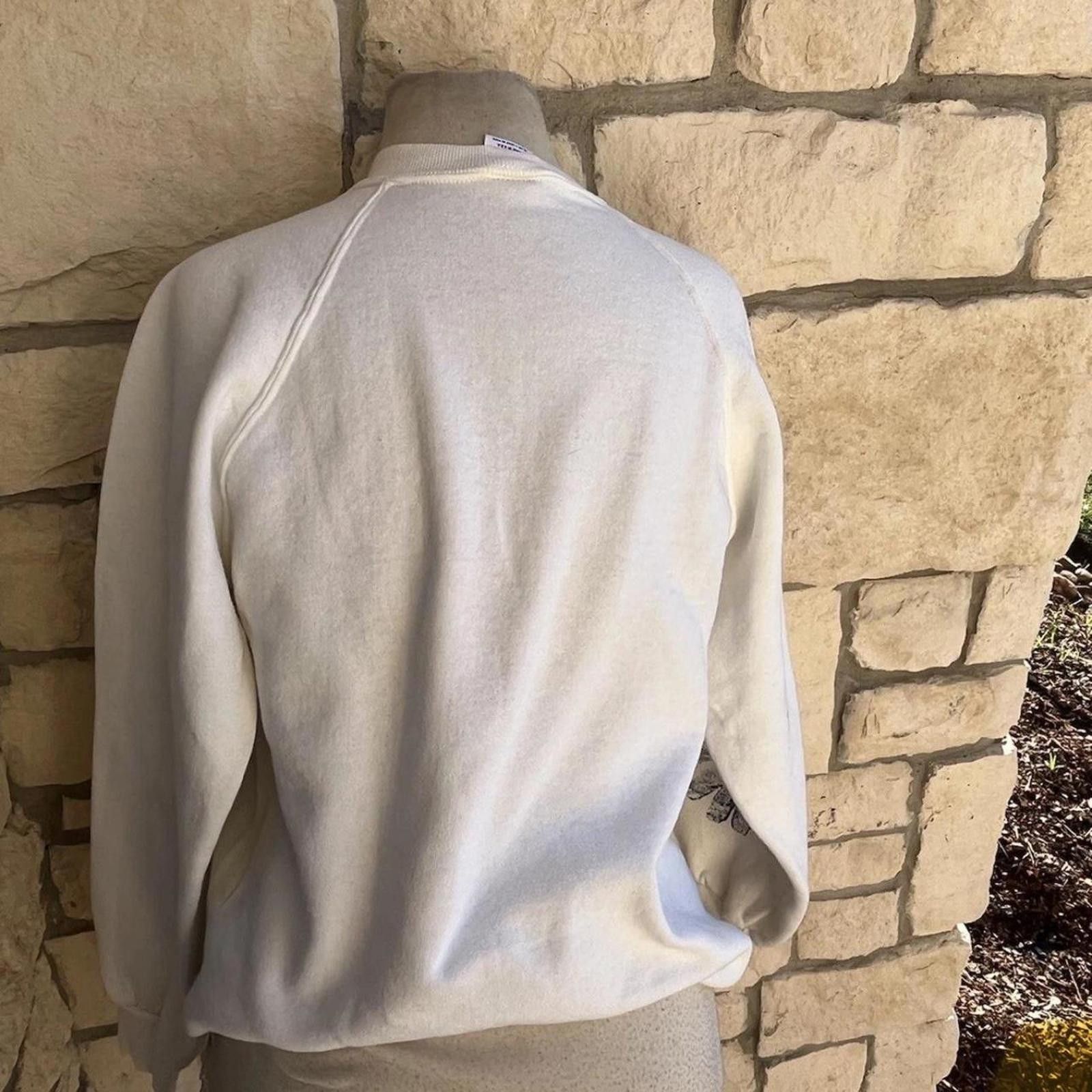 Jerzees Vintage Jerzees White Sweatshirt i love nanna M/L. Size M / US 6-8 / IT 42-44 - 3 Thumbnail